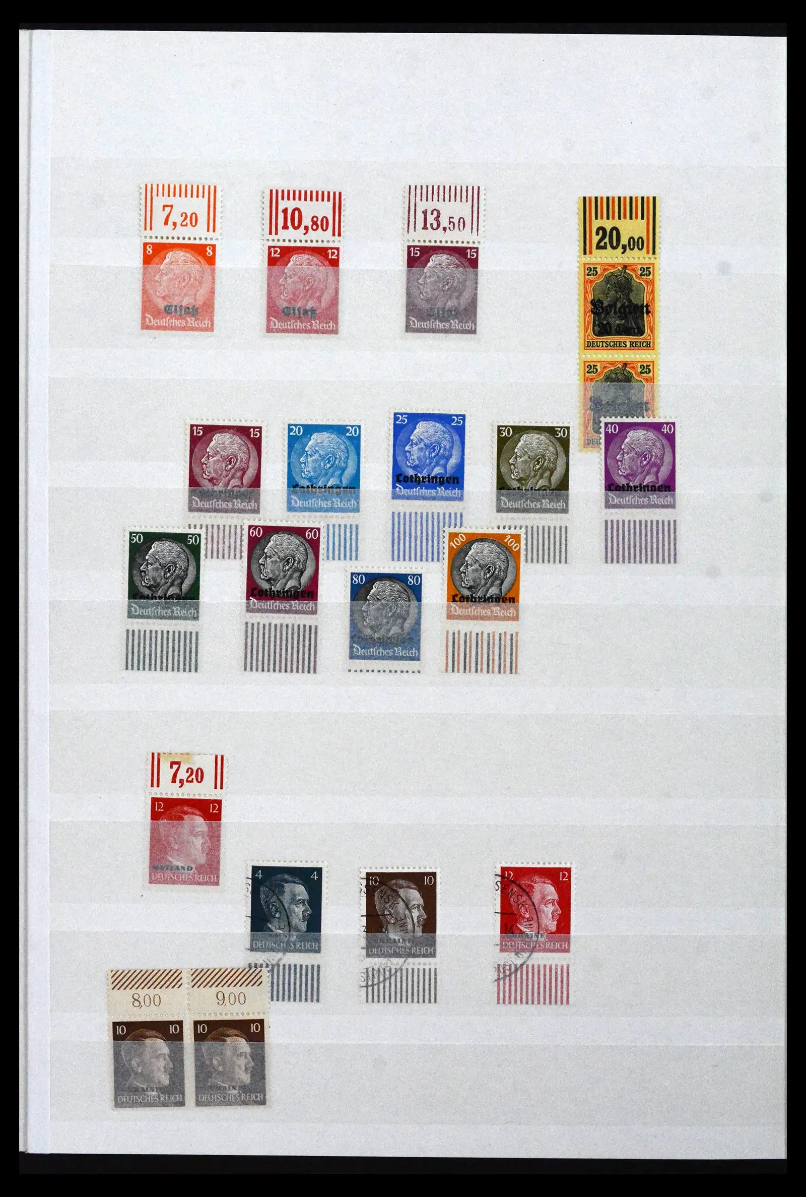41996 0049 - Postzegelverzameling 41996 Duitsland velrand bijzonderheden 1905-1948.