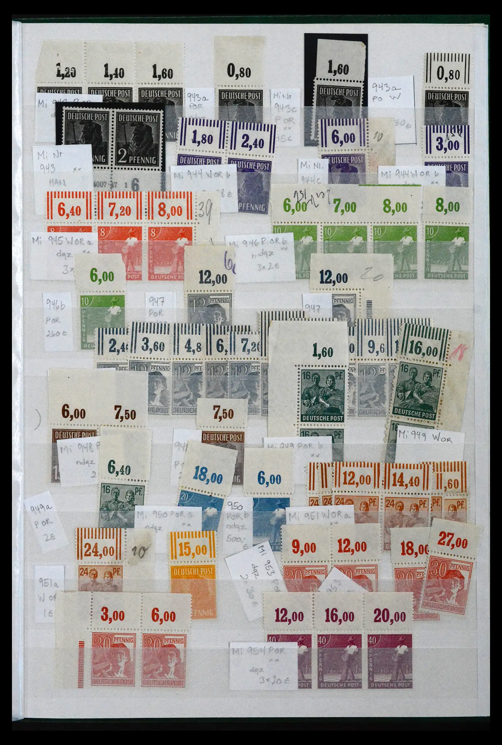 41996 0054 - Postzegelverzameling 41996 Duitsland velrand bijzonderheden 1905-1948.