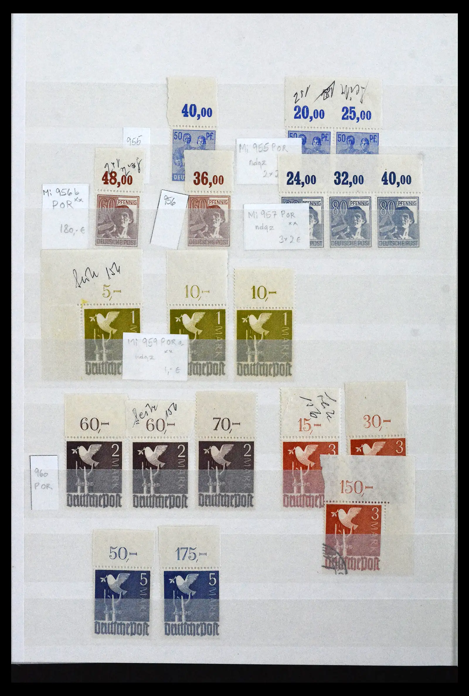 41996 0055 - Postzegelverzameling 41996 Duitsland velrand bijzonderheden 1905-1948.