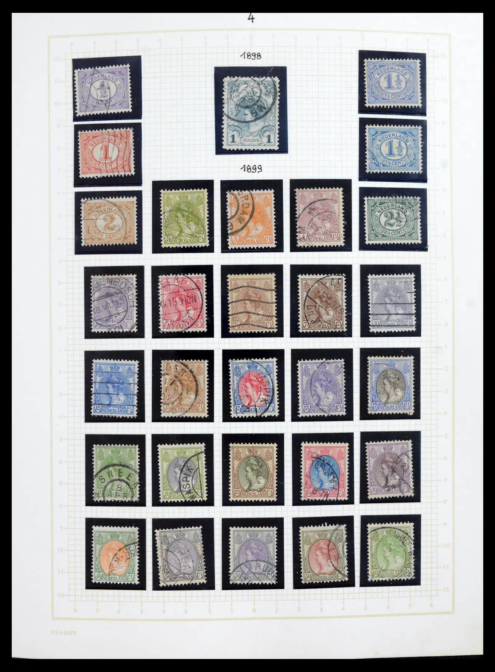 42001 0004 - Postzegelverzameling 42001 Nederland 1852-1979.