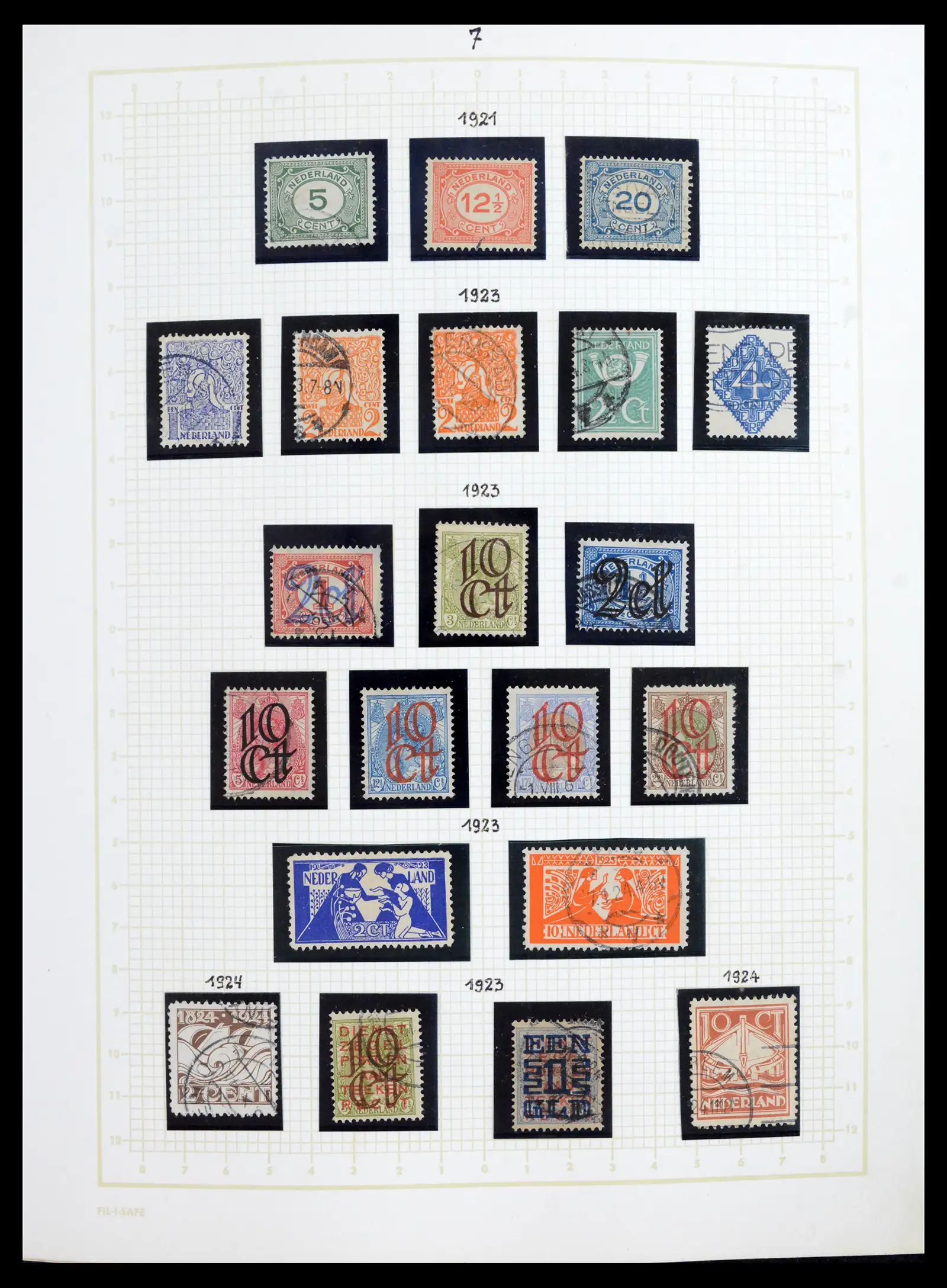 42001 0007 - Postzegelverzameling 42001 Nederland 1852-1979.