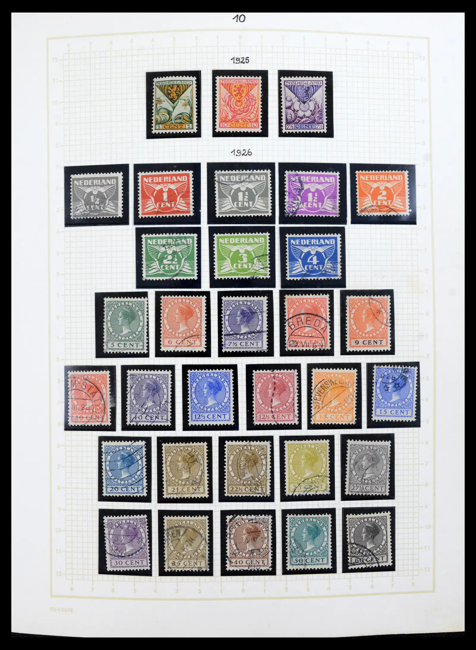42001 0010 - Postzegelverzameling 42001 Nederland 1852-1979.