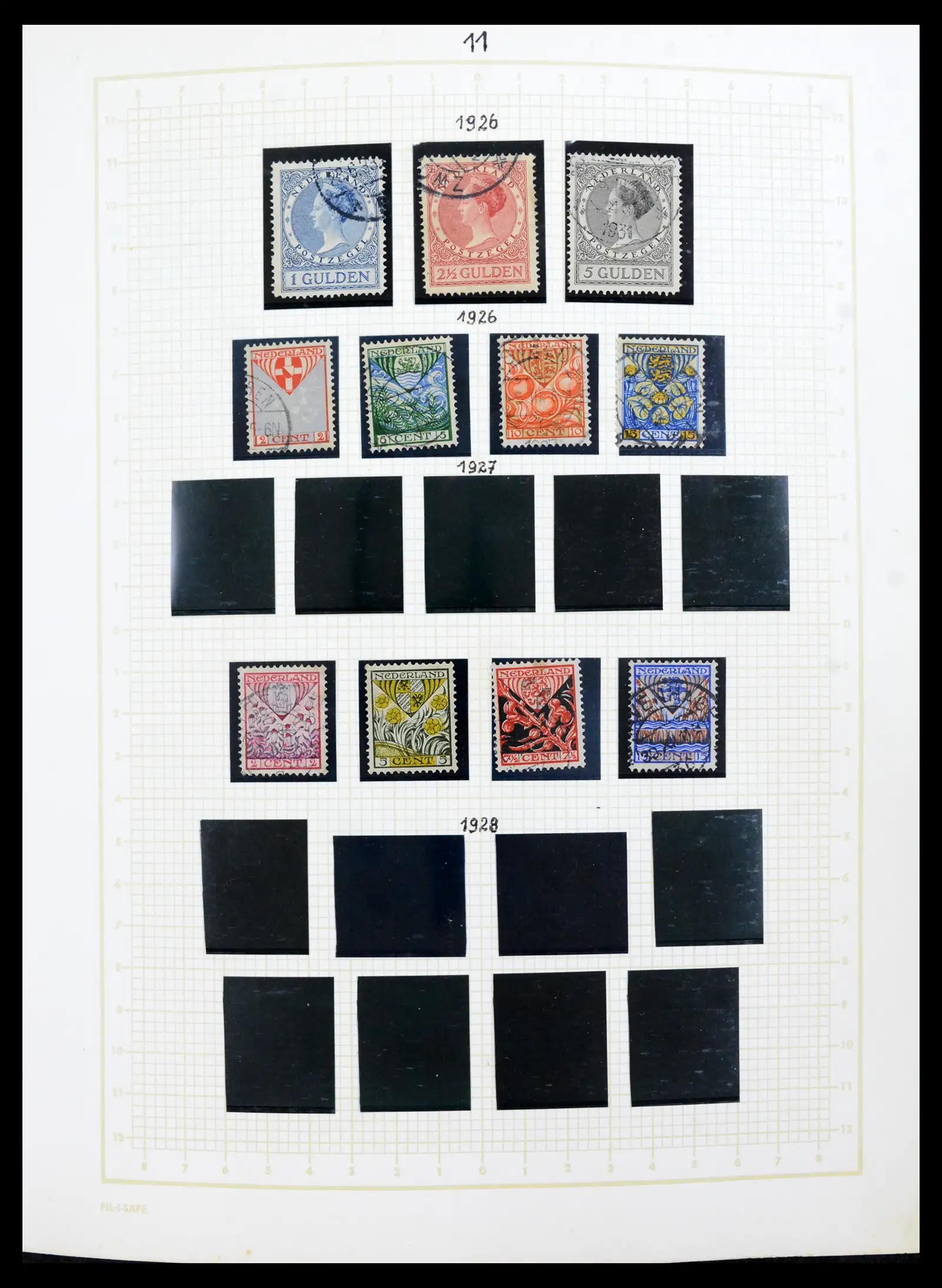 42001 0011 - Postzegelverzameling 42001 Nederland 1852-1979.