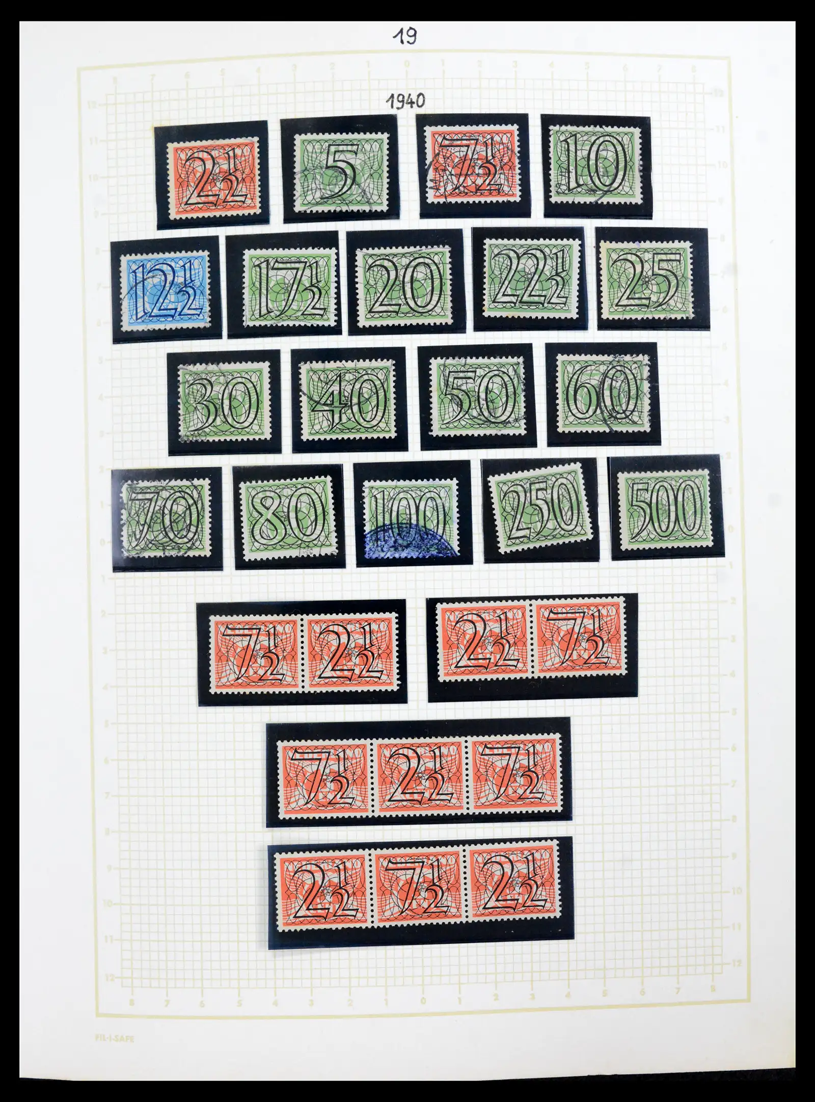 42001 0019 - Postzegelverzameling 42001 Nederland 1852-1979.
