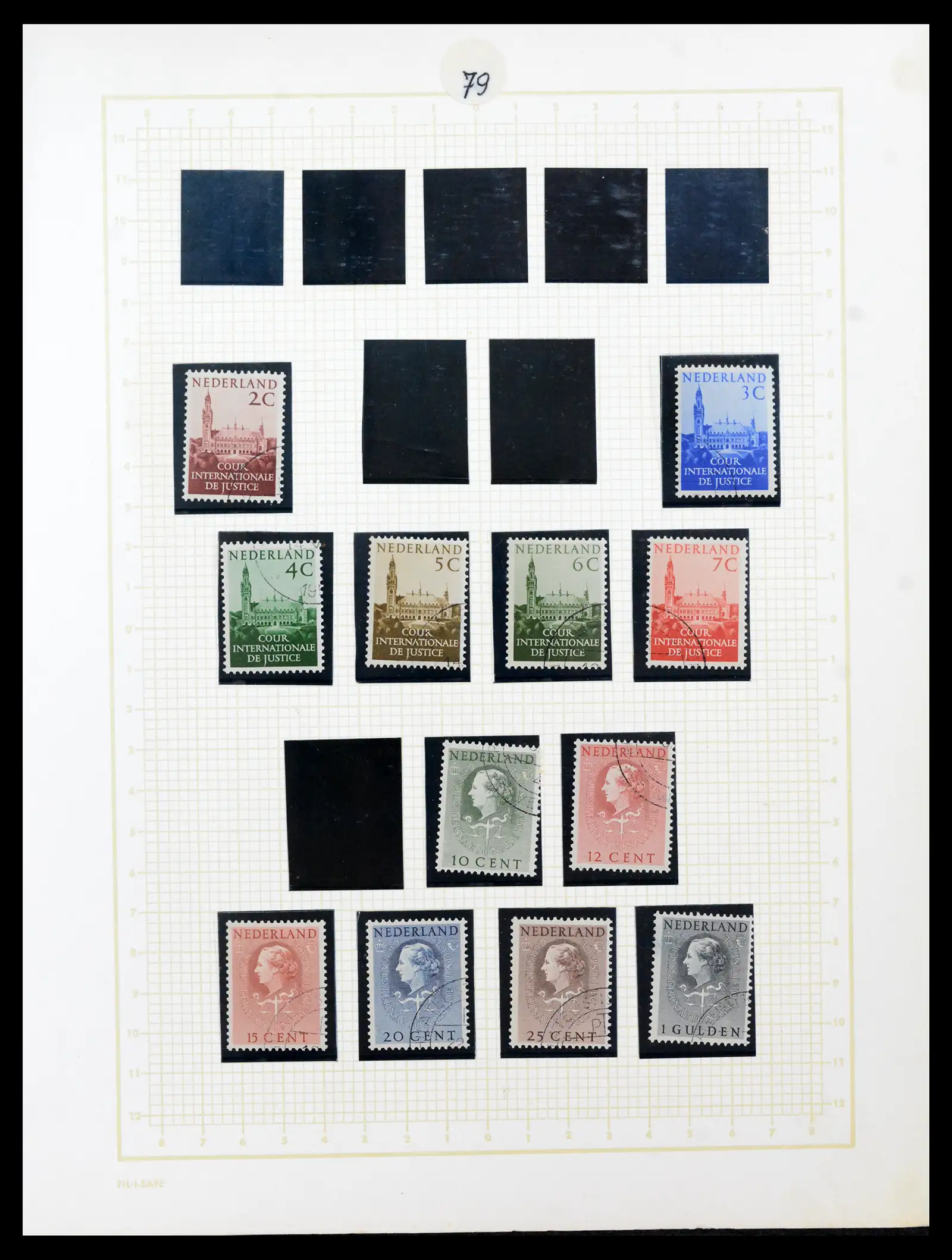 42001 0072 - Postzegelverzameling 42001 Nederland 1852-1979.