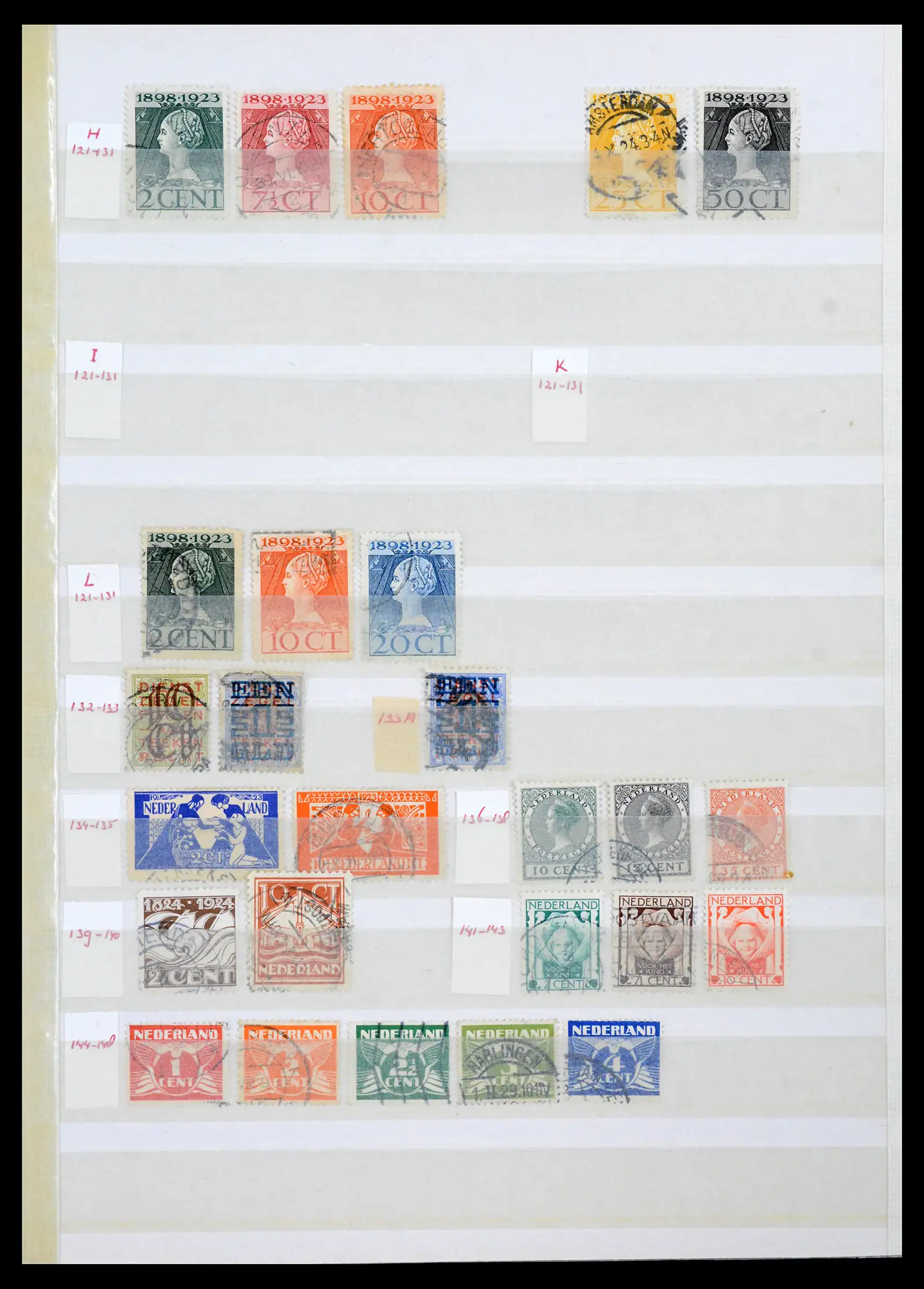 42002 0007 - Postzegelverzameling 42002 Nederland 1852-1970.