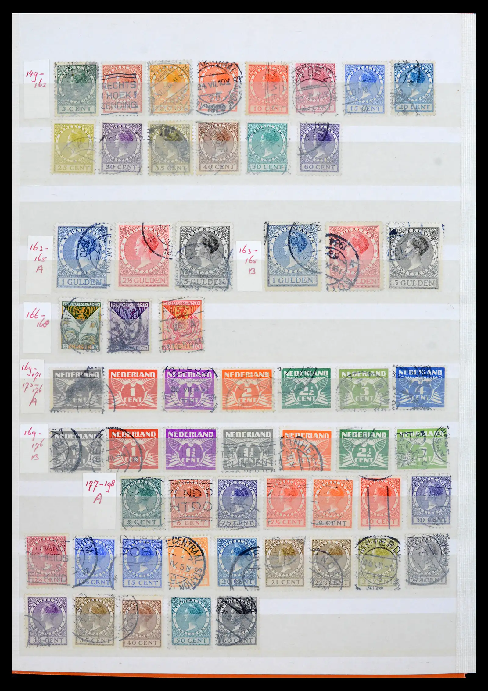 42002 0008 - Postzegelverzameling 42002 Nederland 1852-1970.