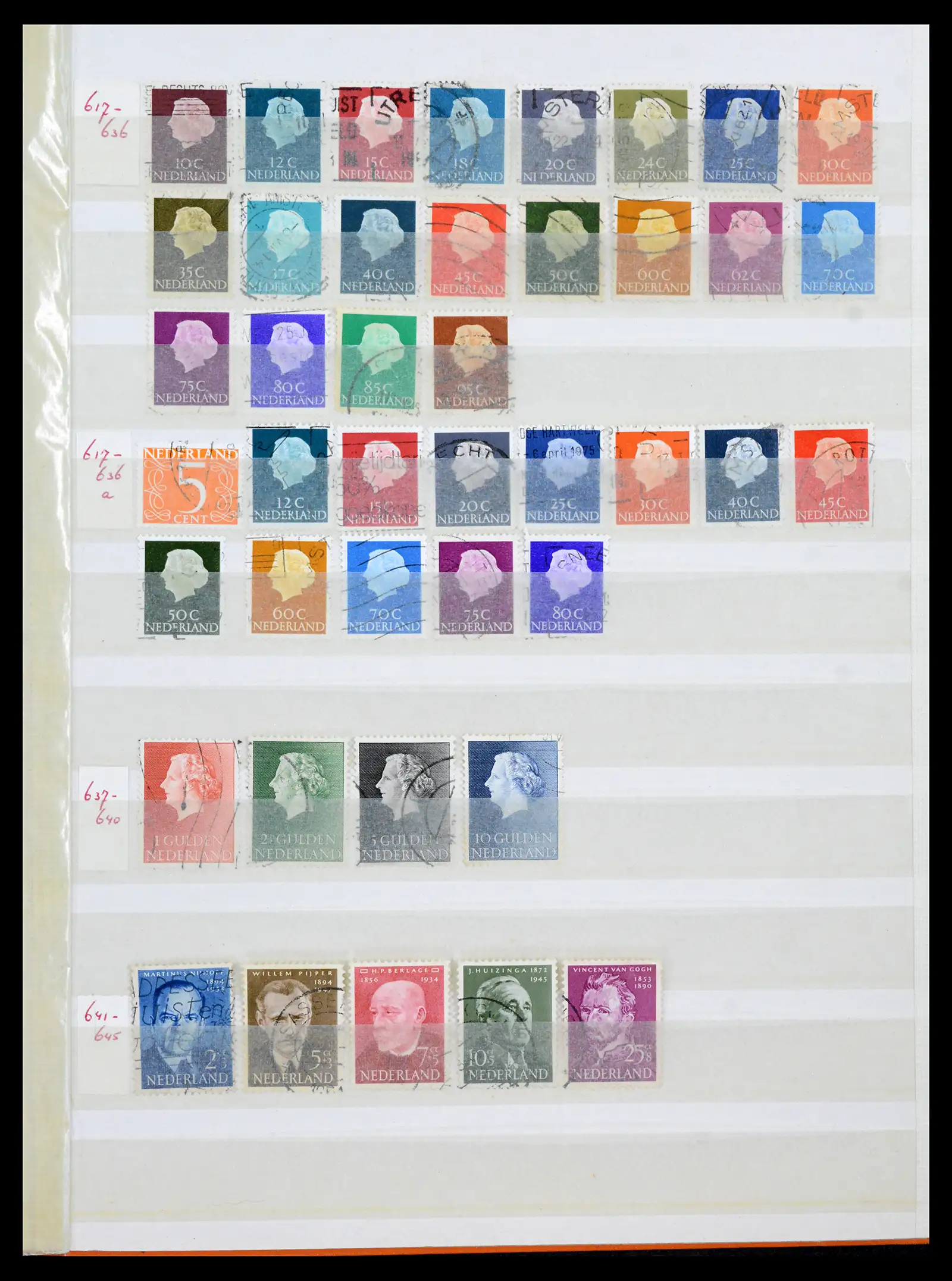 42002 0021 - Postzegelverzameling 42002 Nederland 1852-1970.