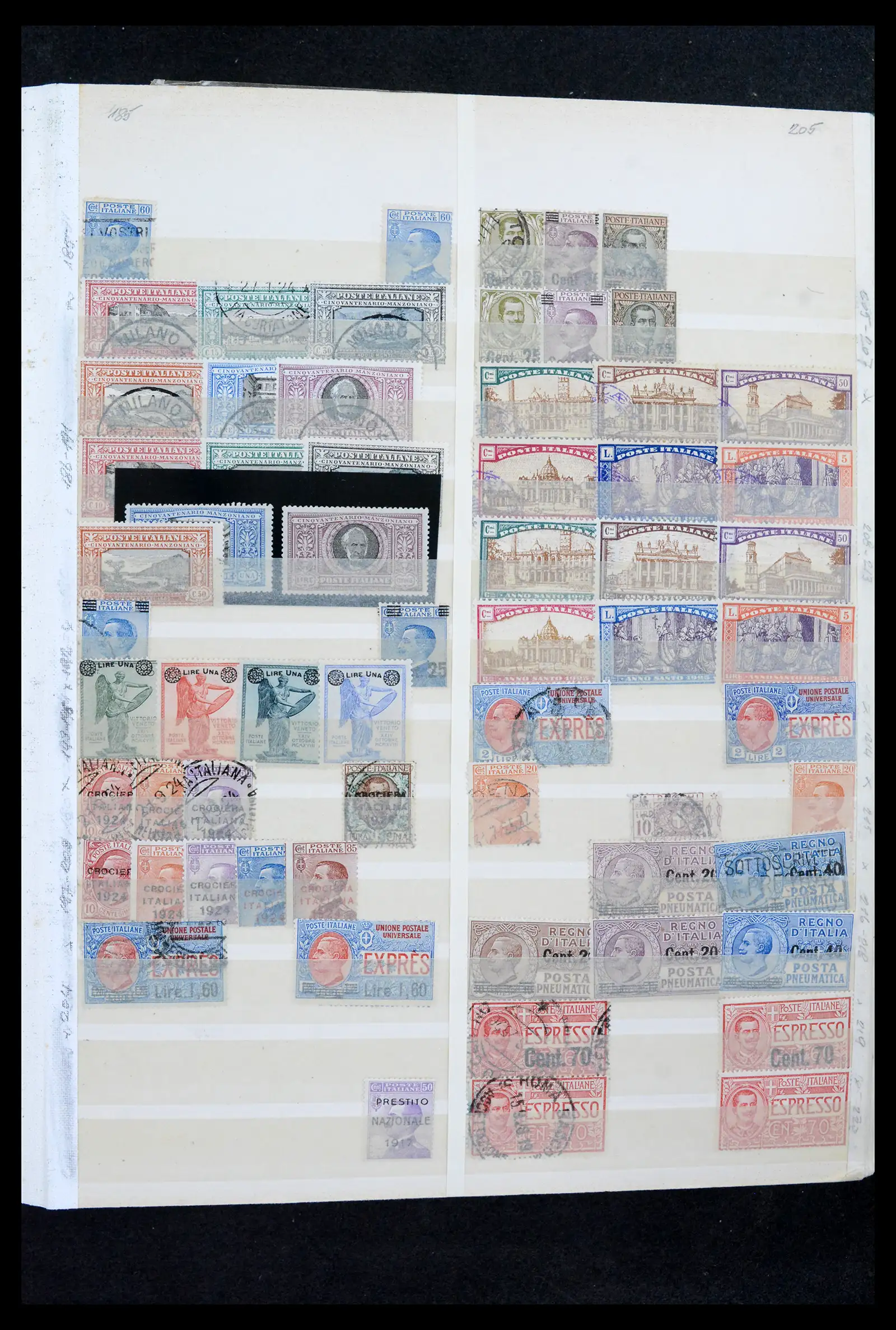 42005 0010 - Postzegelverzameling 42005 Italië topverzameling 1861-1960.
