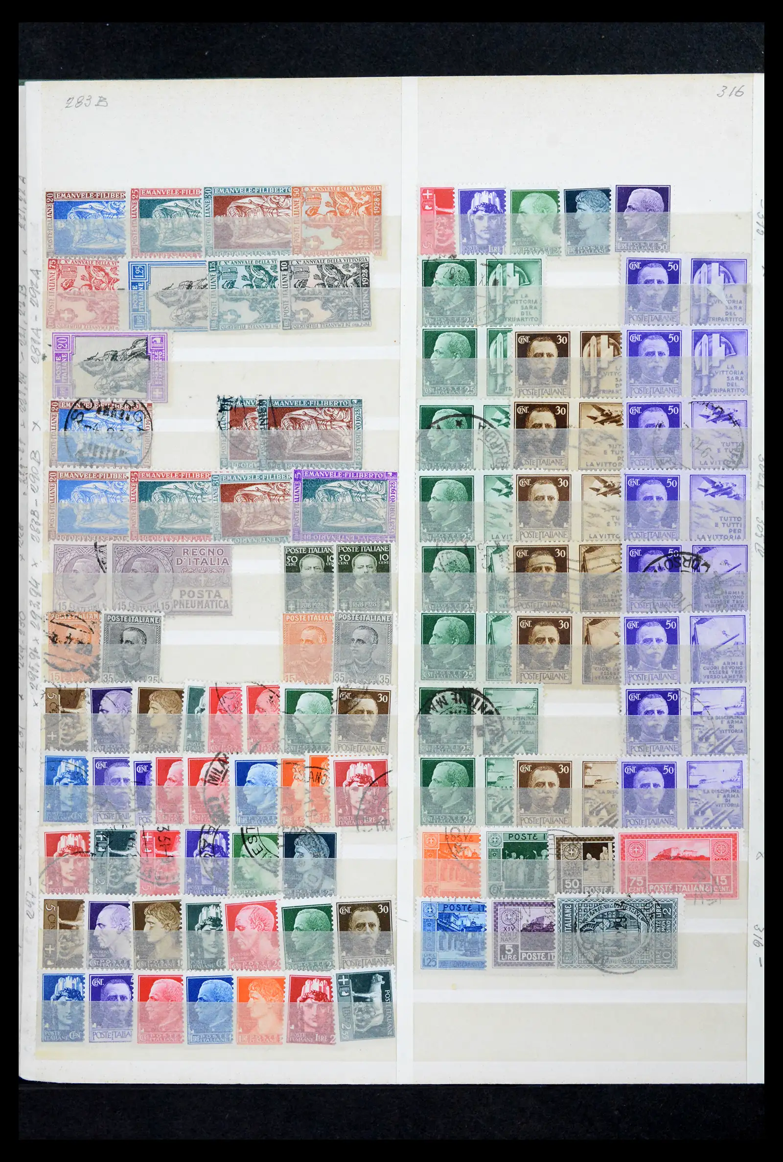 42005 0013 - Postzegelverzameling 42005 Italië topverzameling 1861-1960.