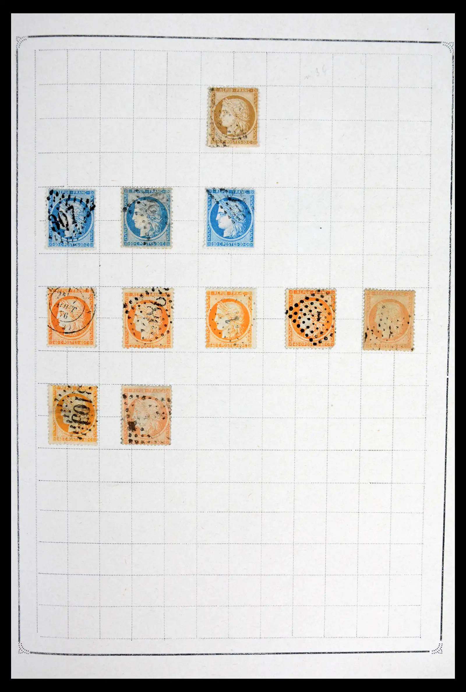 42010 0008 - Stamp collection 42010 France 1849-1980.