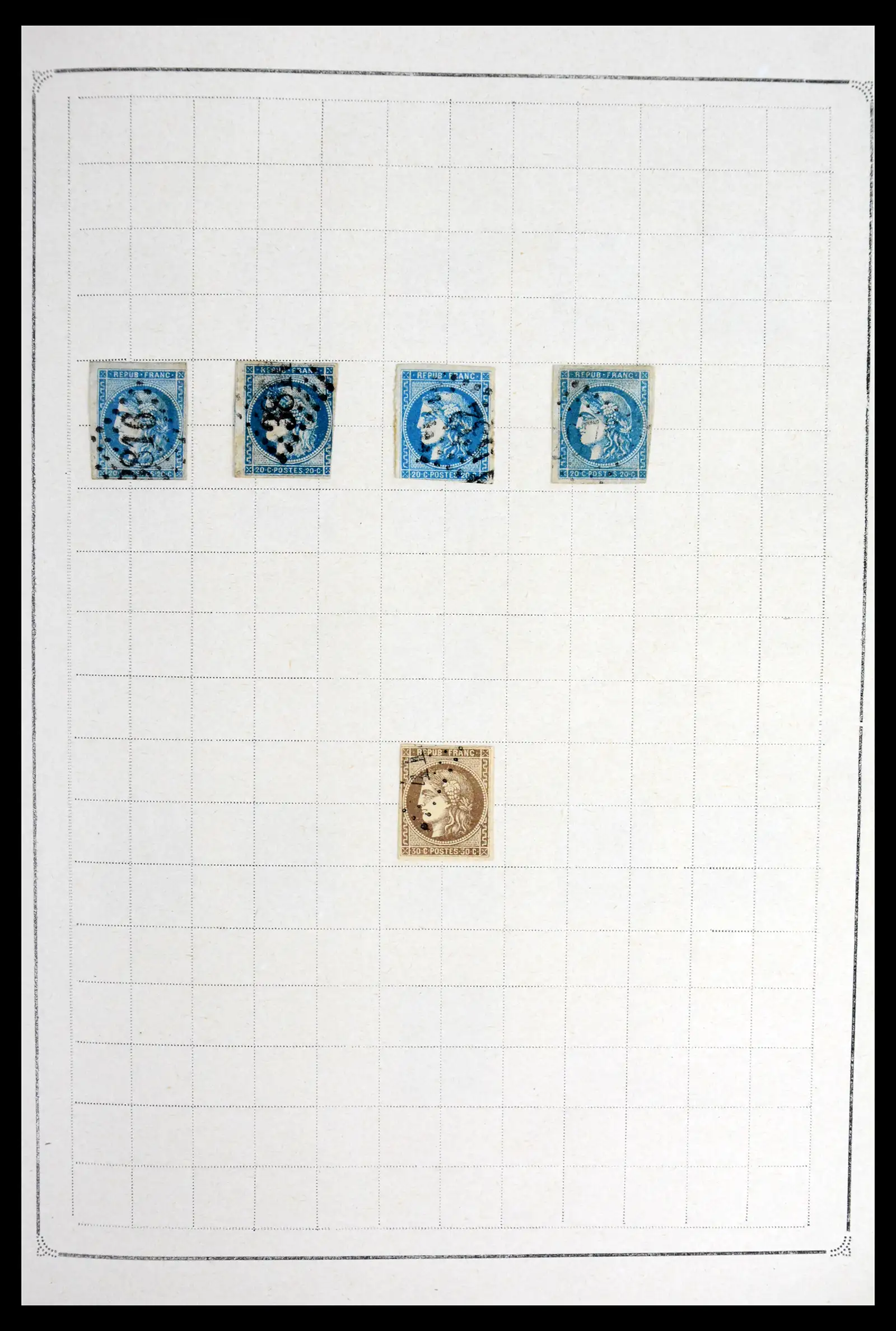 42010 0009 - Stamp collection 42010 France 1849-1980.
