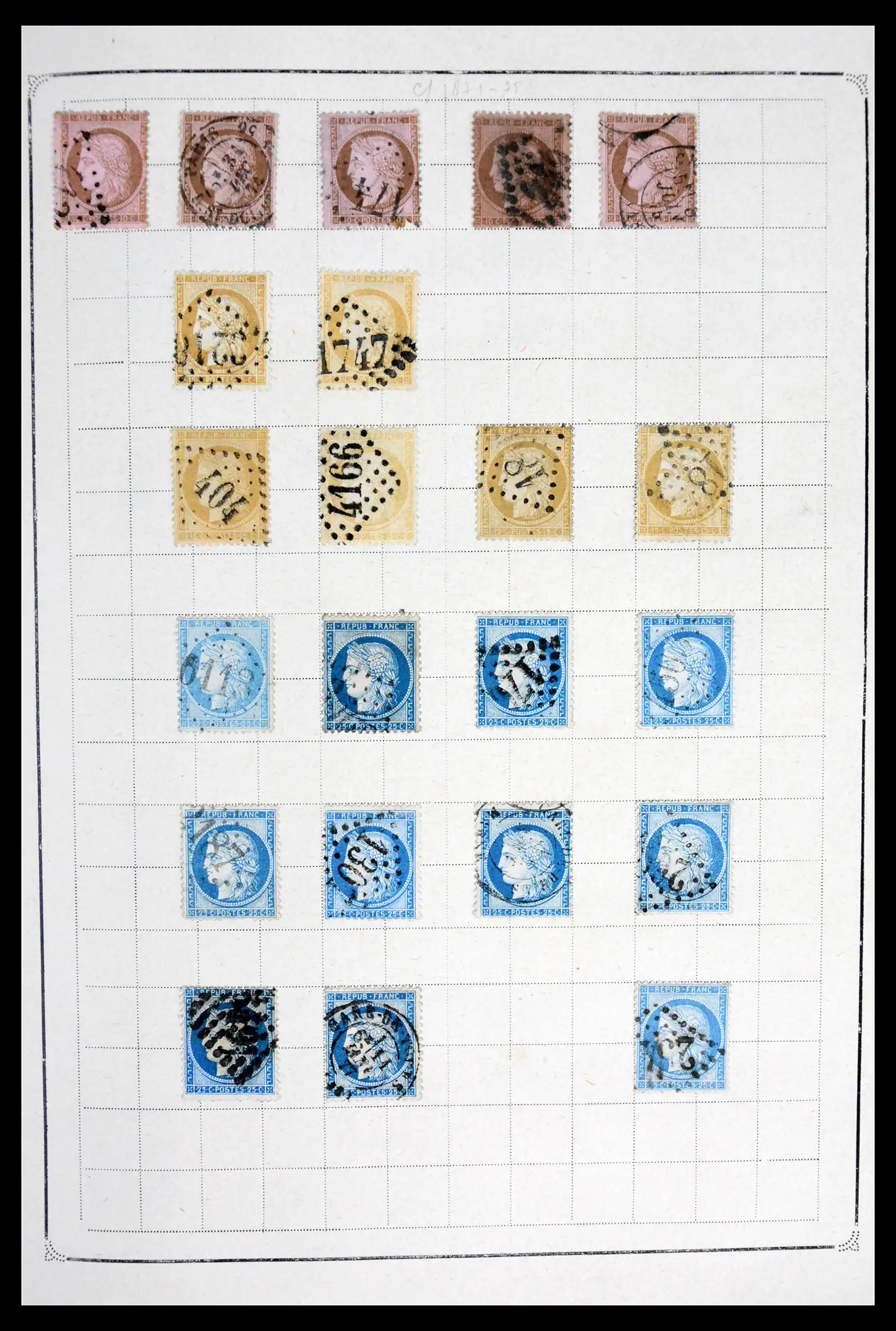 42010 0012 - Stamp collection 42010 France 1849-1980.