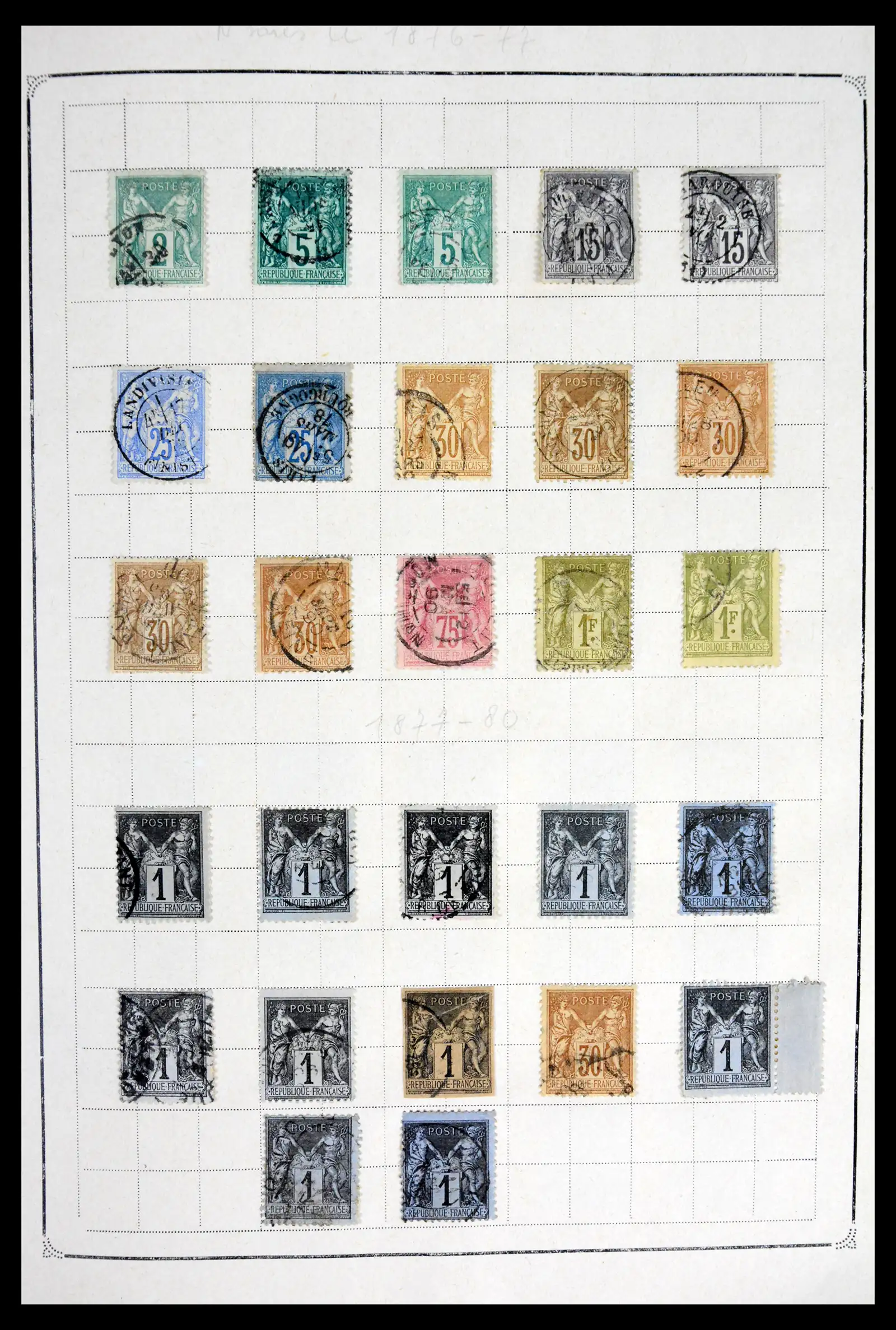 42010 0014 - Stamp collection 42010 France 1849-1980.