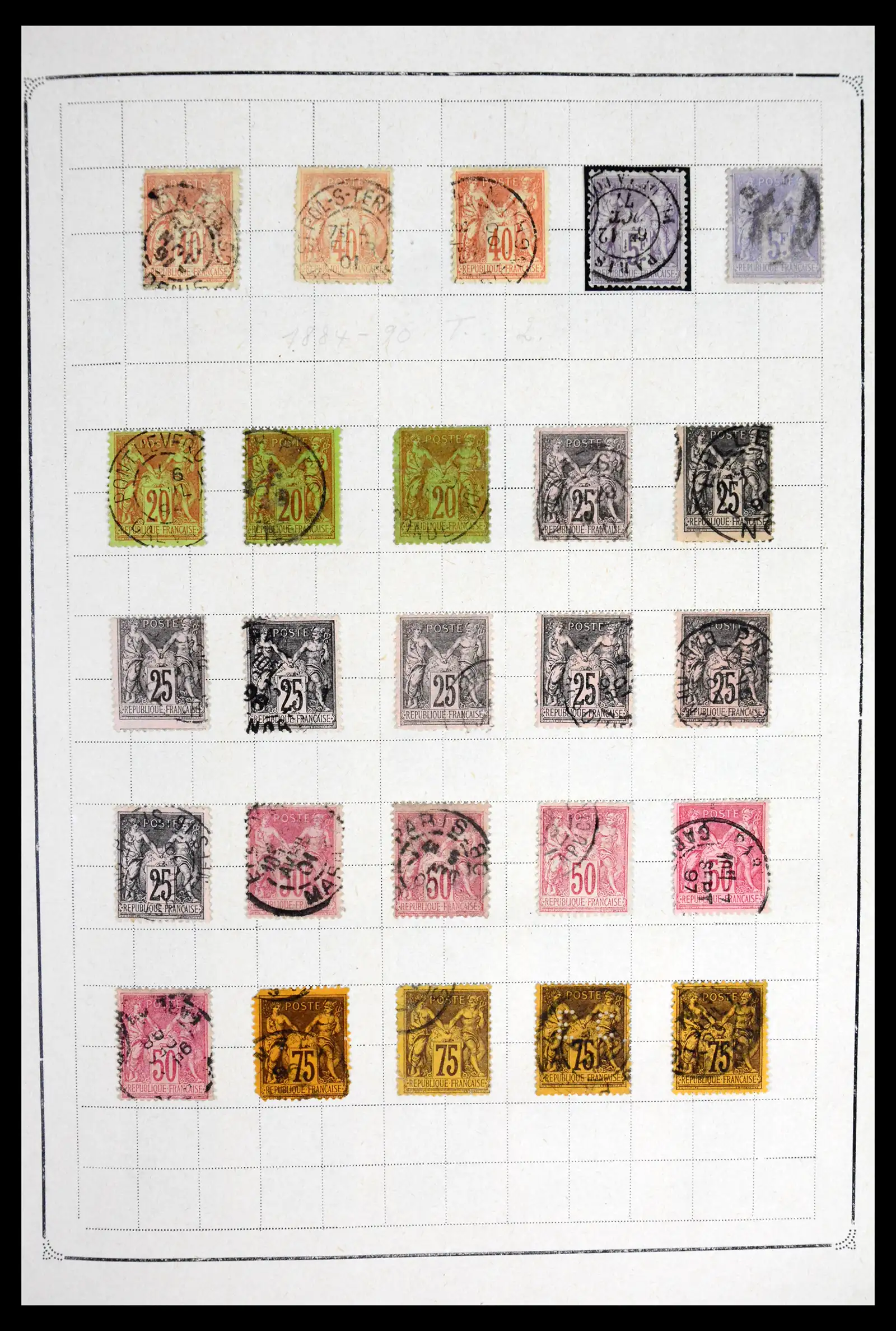 42010 0016 - Stamp collection 42010 France 1849-1980.