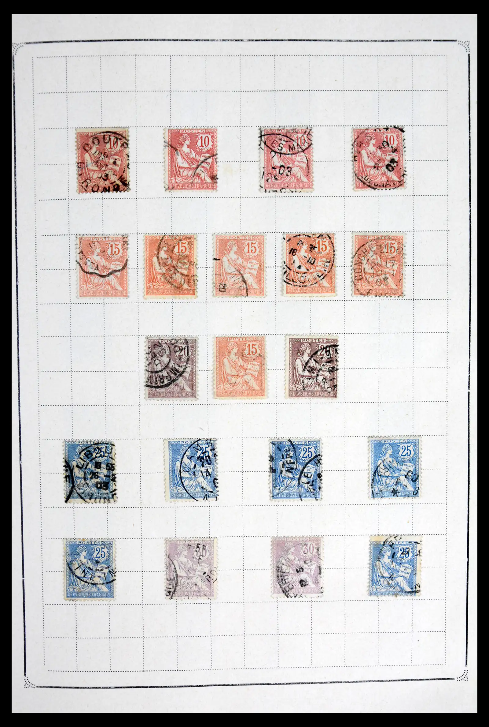 42010 0023 - Stamp collection 42010 France 1849-1980.