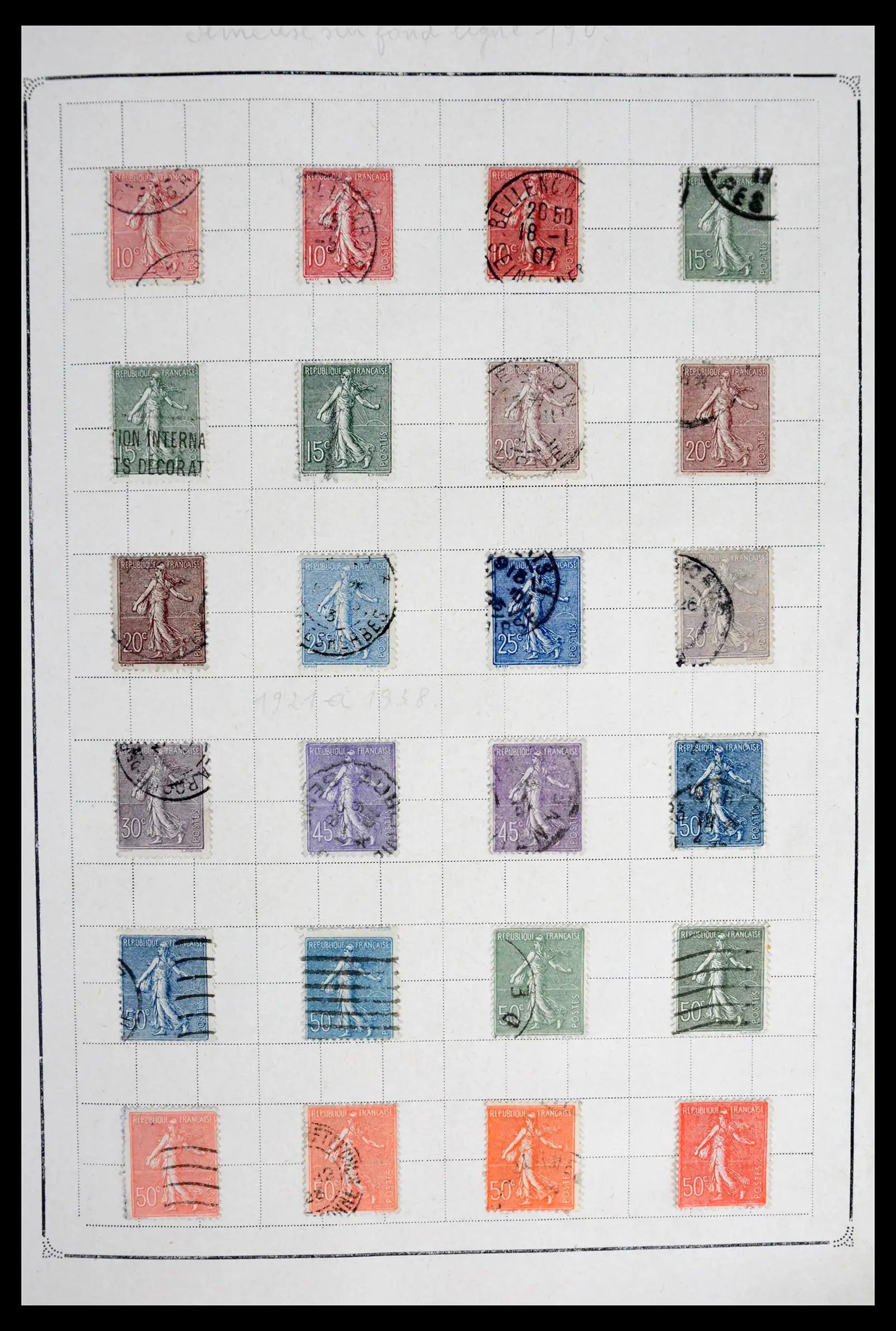 42010 0024 - Stamp collection 42010 France 1849-1980.