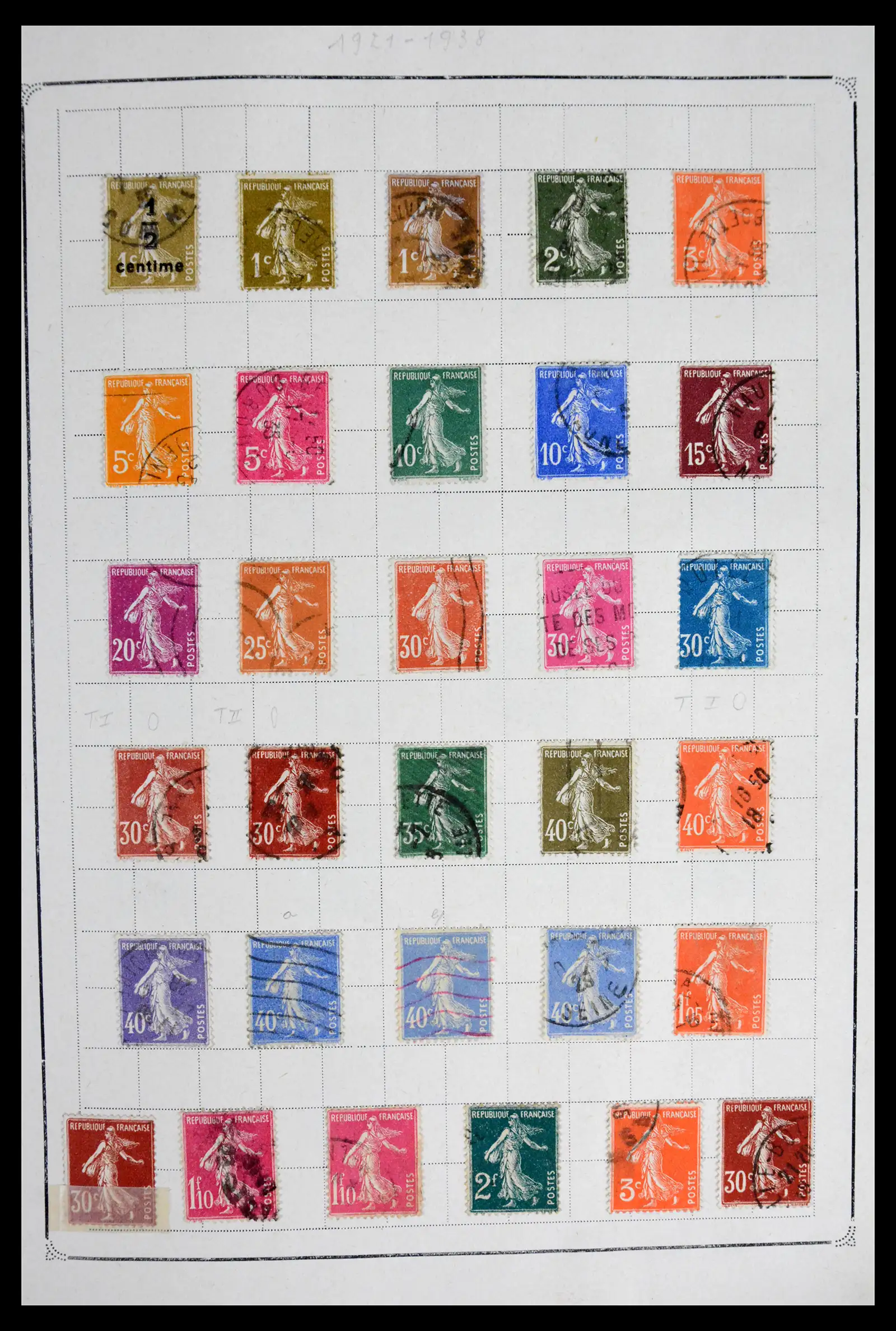 42010 0028 - Stamp collection 42010 France 1849-1980.
