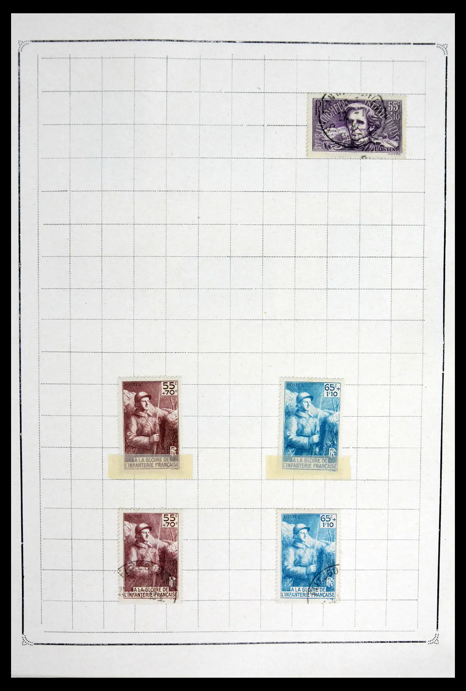 42010 0073 - Stamp collection 42010 France 1849-1980.