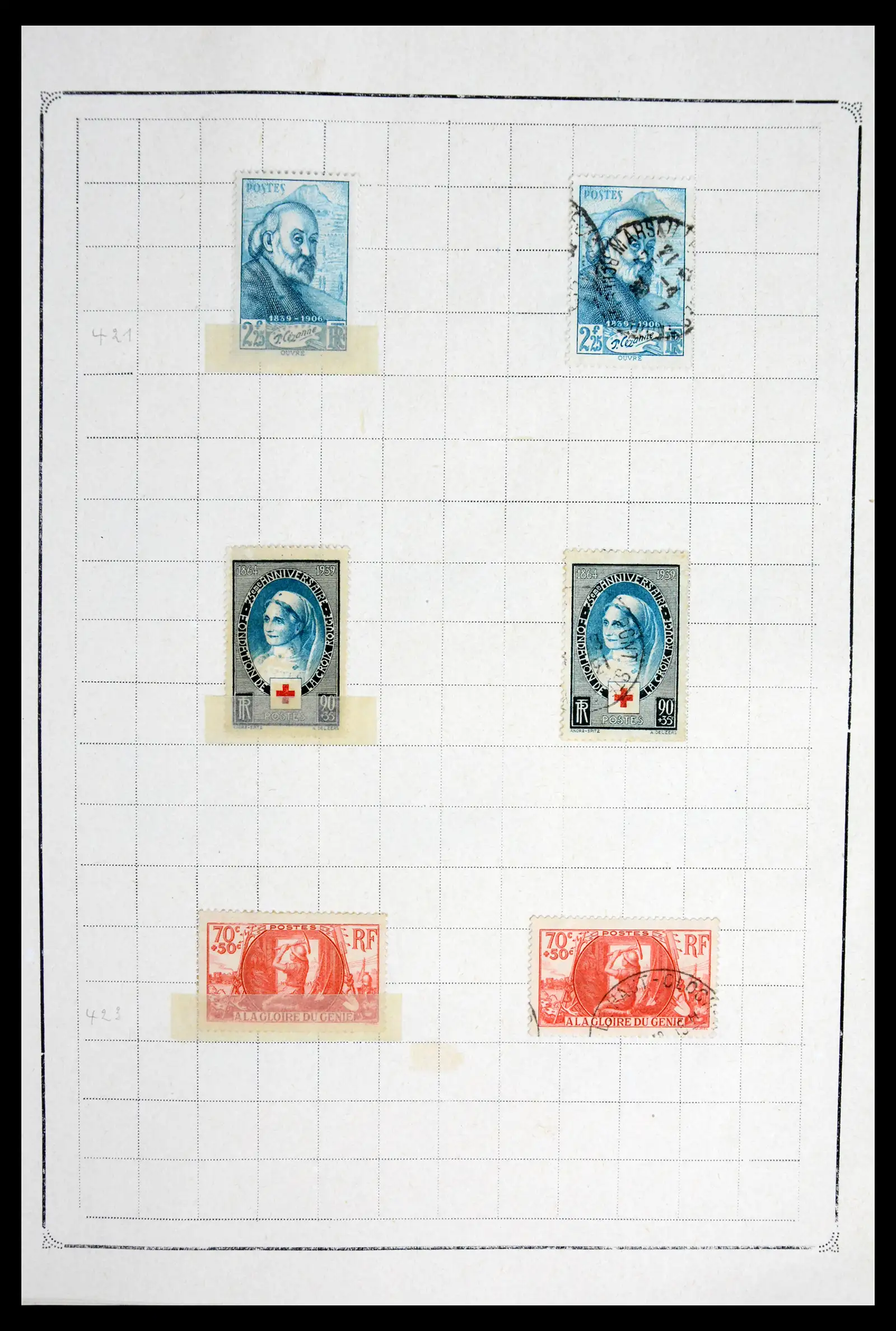 42010 0082 - Stamp collection 42010 France 1849-1980.