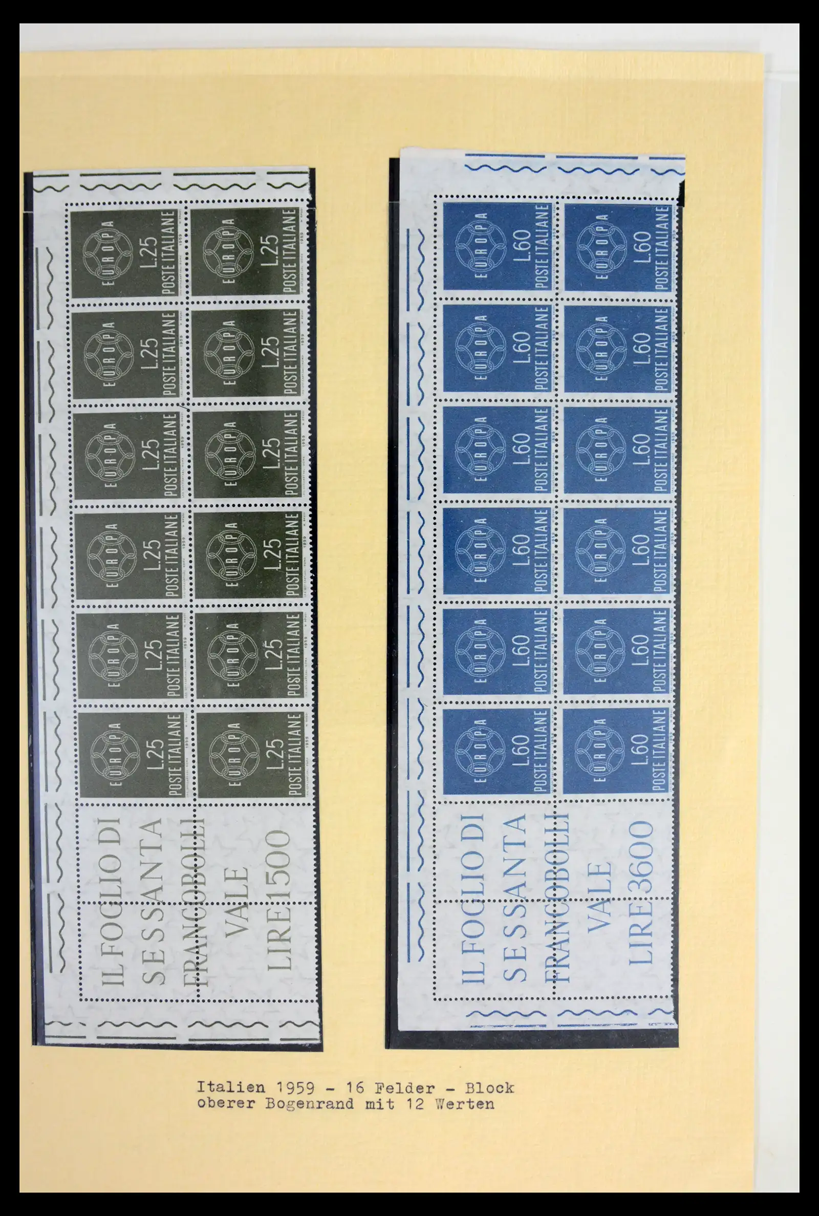 42019 0003 - Postzegelverzameling 42019 Europa CEPT brugparen 1956-1975.
