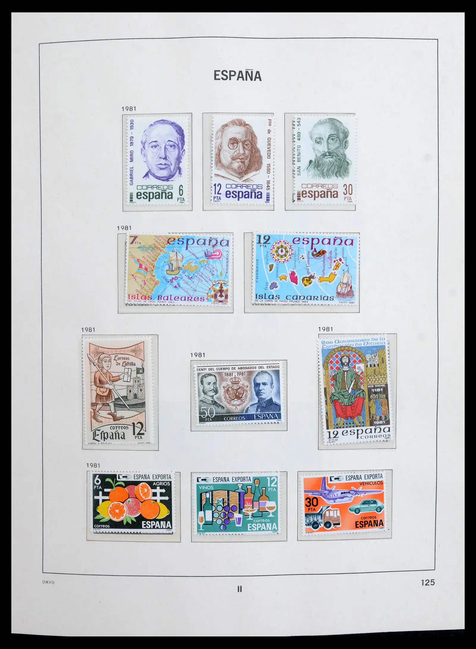 42021 0002 - Postzegelverzameling 42021 Spanje compleet 1981-2003.