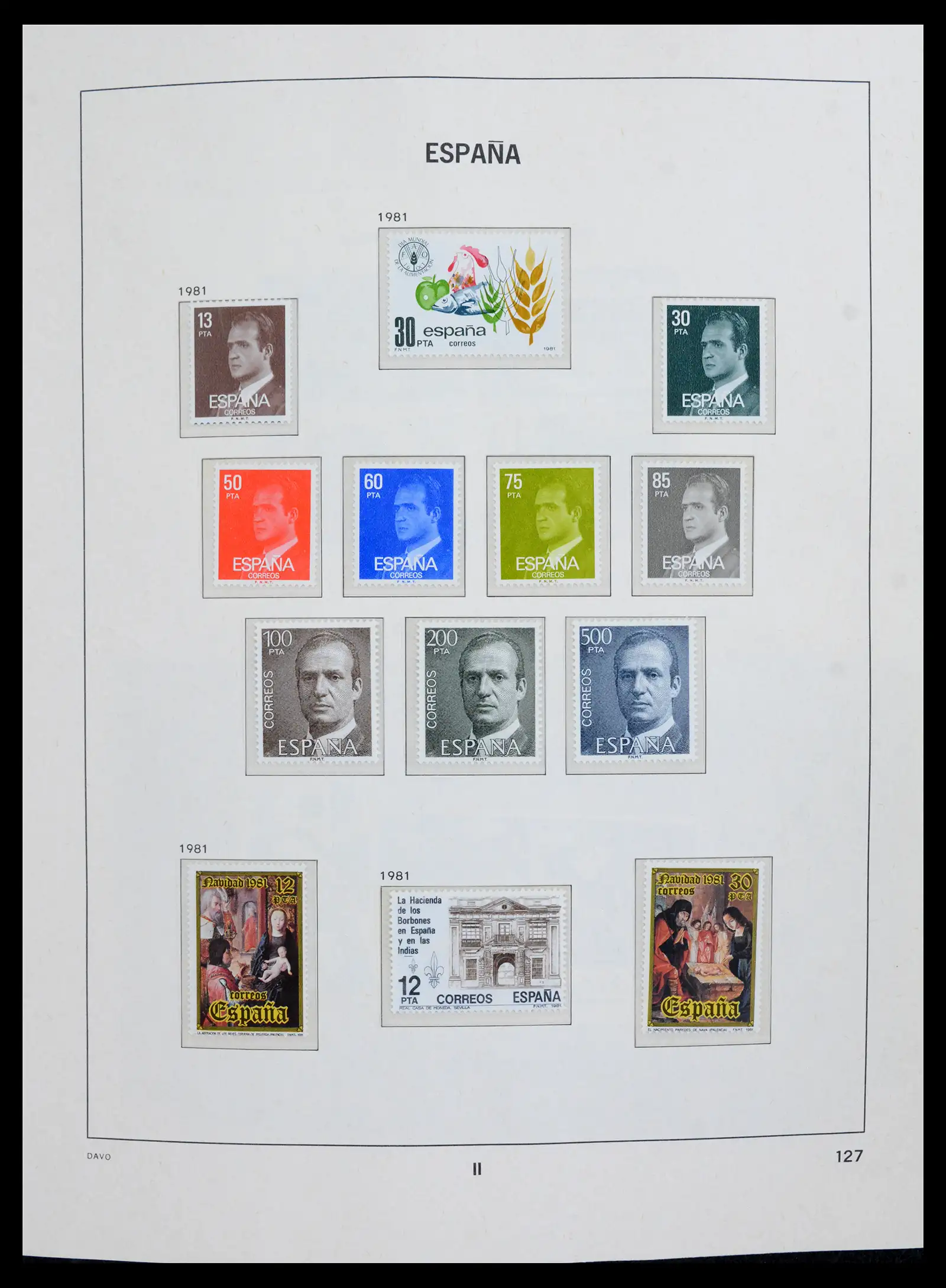 42021 0004 - Postzegelverzameling 42021 Spanje compleet 1981-2003.