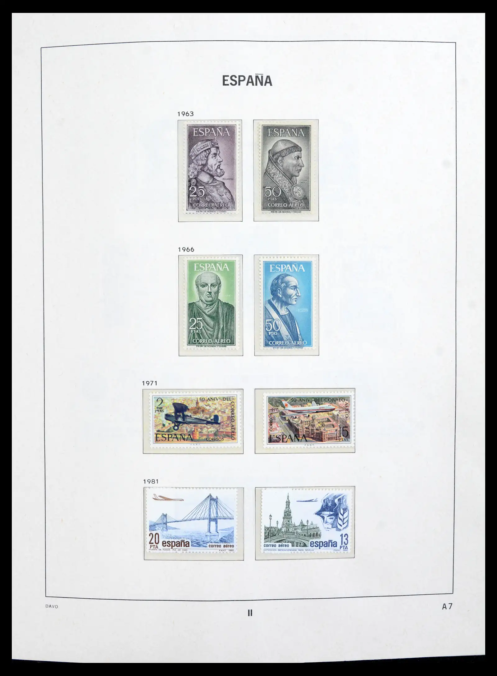 42021 0006 - Postzegelverzameling 42021 Spanje compleet 1981-2003.