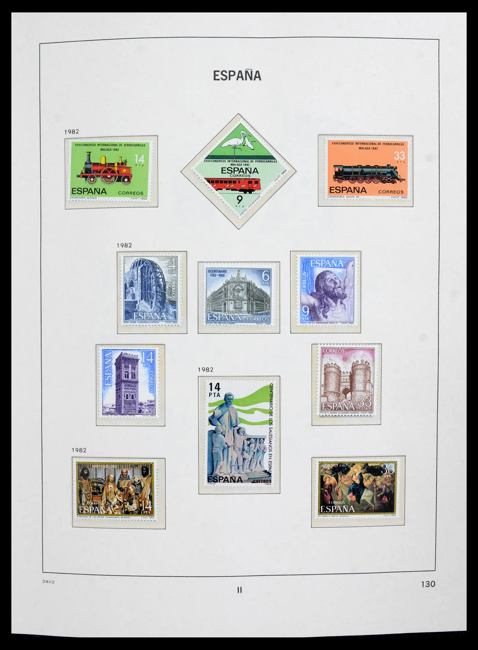42021 0009 - Postzegelverzameling 42021 Spanje compleet 1981-2003.