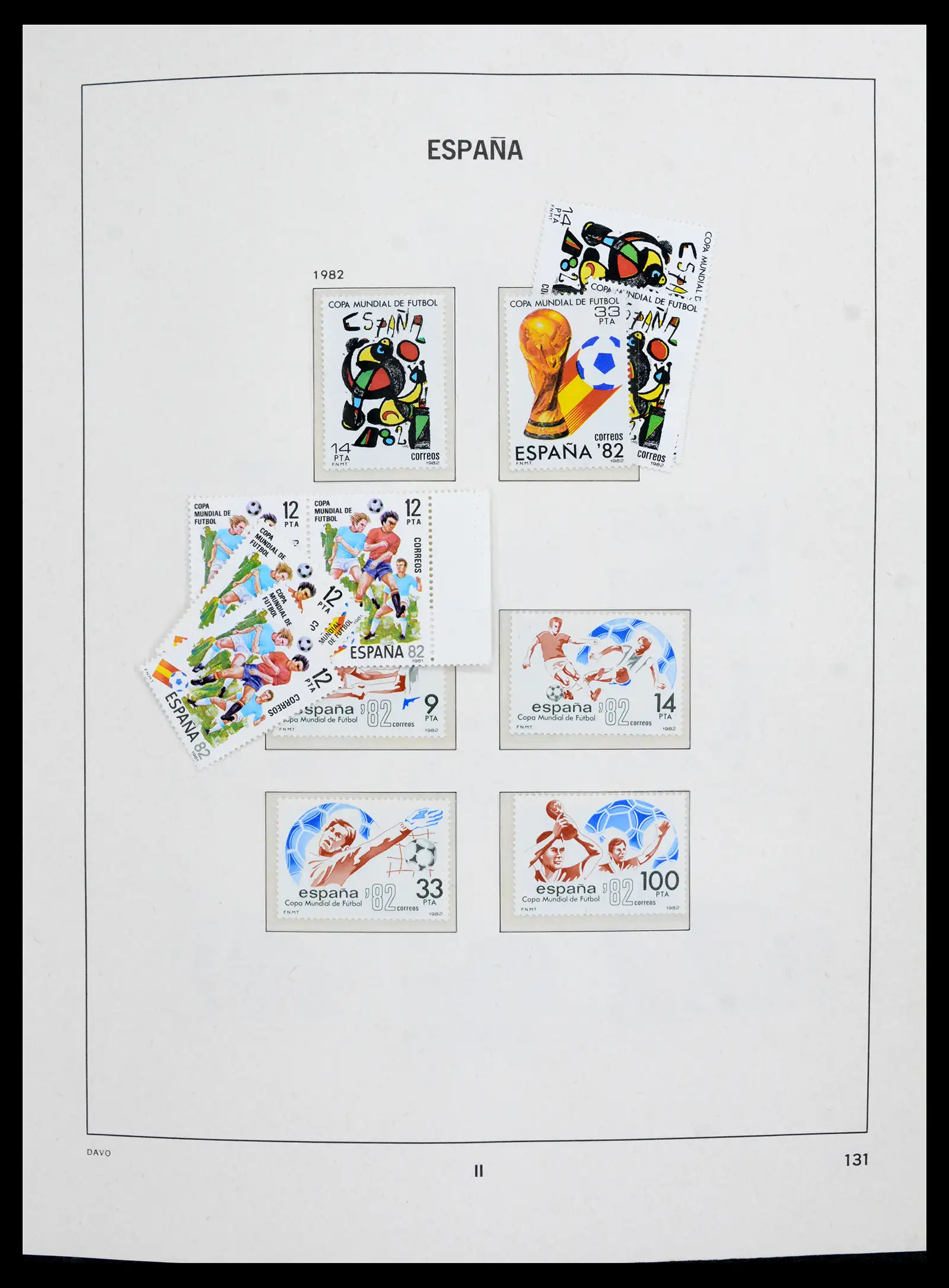 42021 0010 - Postzegelverzameling 42021 Spanje compleet 1981-2003.