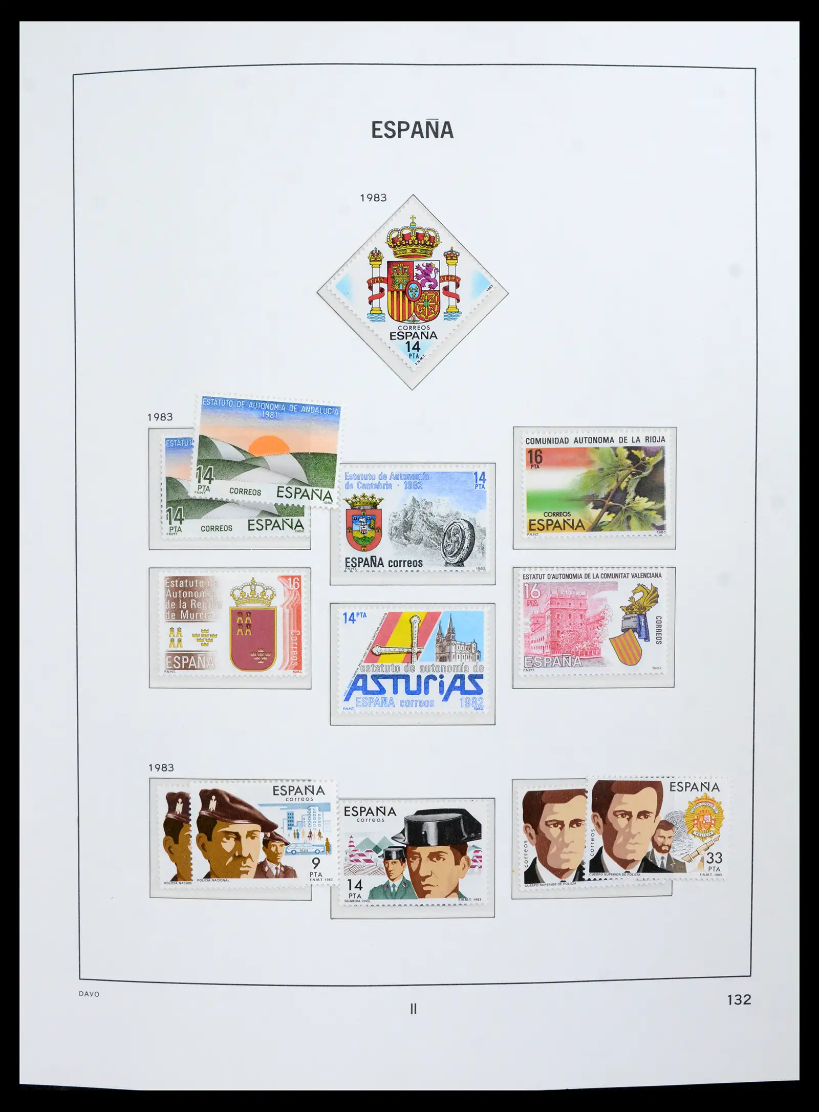 42021 0011 - Postzegelverzameling 42021 Spanje compleet 1981-2003.