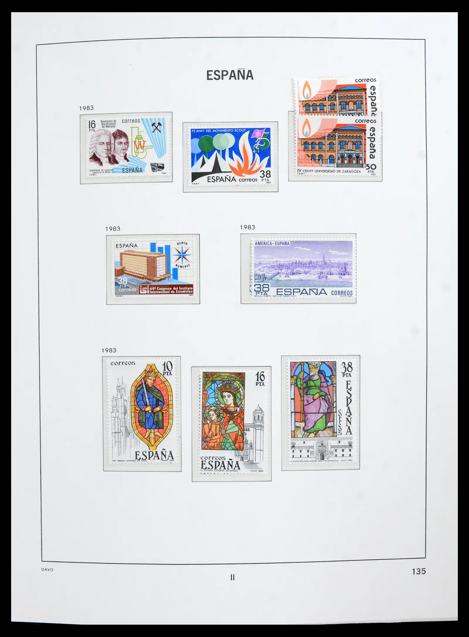 42021 0014 - Postzegelverzameling 42021 Spanje compleet 1981-2003.
