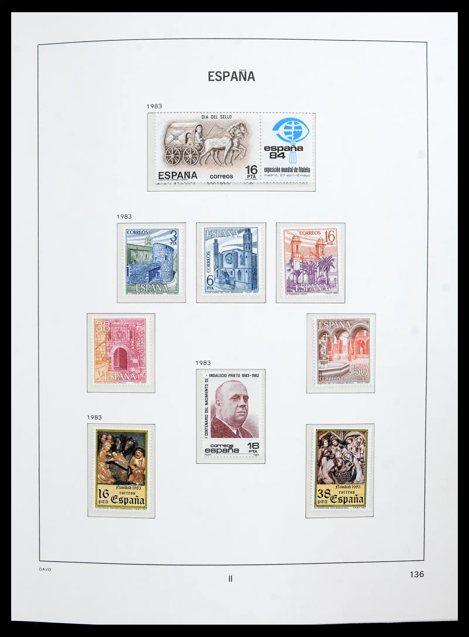 42021 0015 - Postzegelverzameling 42021 Spanje compleet 1981-2003.