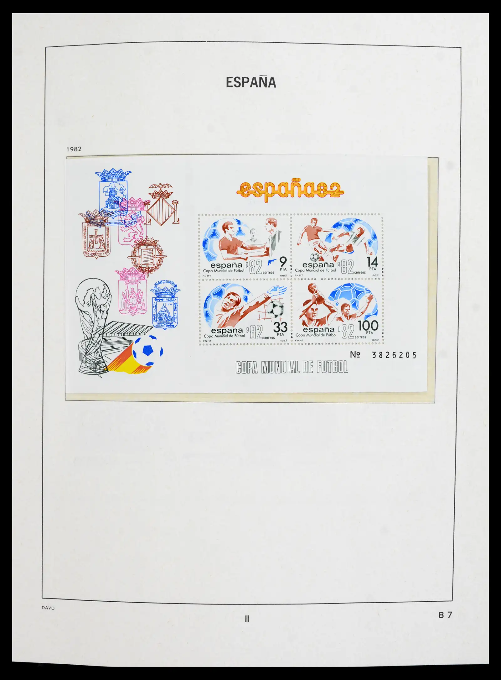 42021 0017 - Postzegelverzameling 42021 Spanje compleet 1981-2003.