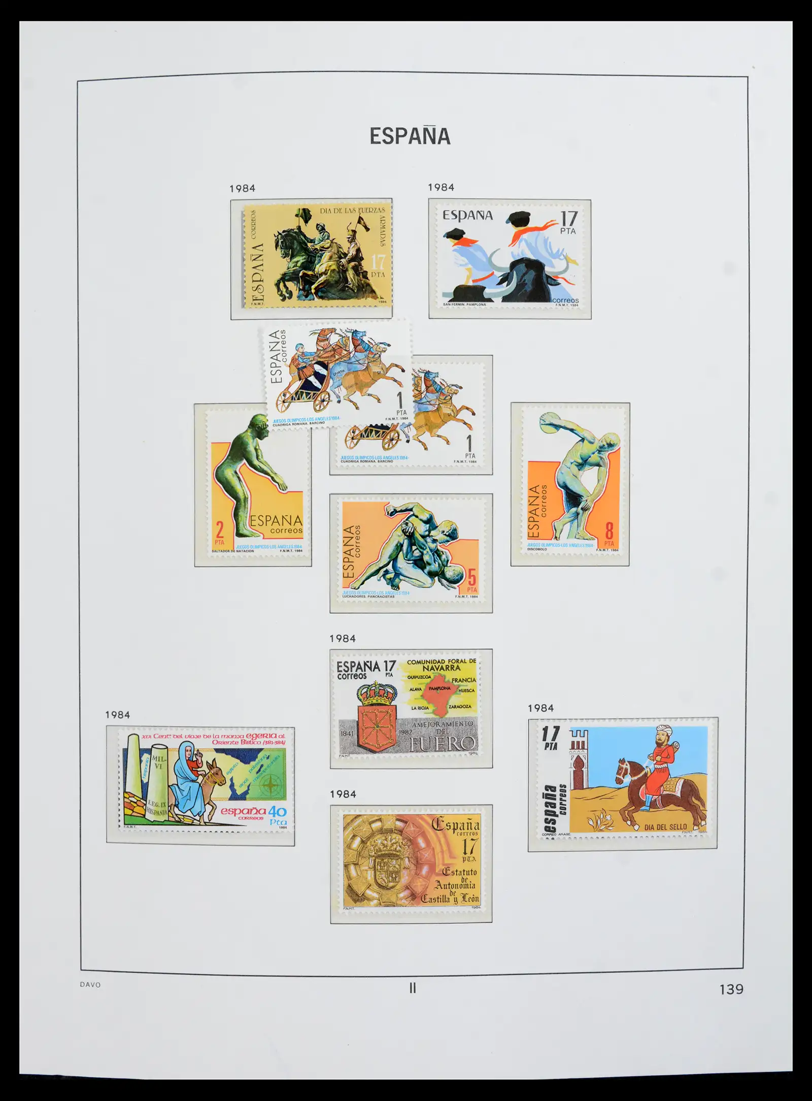42021 0022 - Postzegelverzameling 42021 Spanje compleet 1981-2003.
