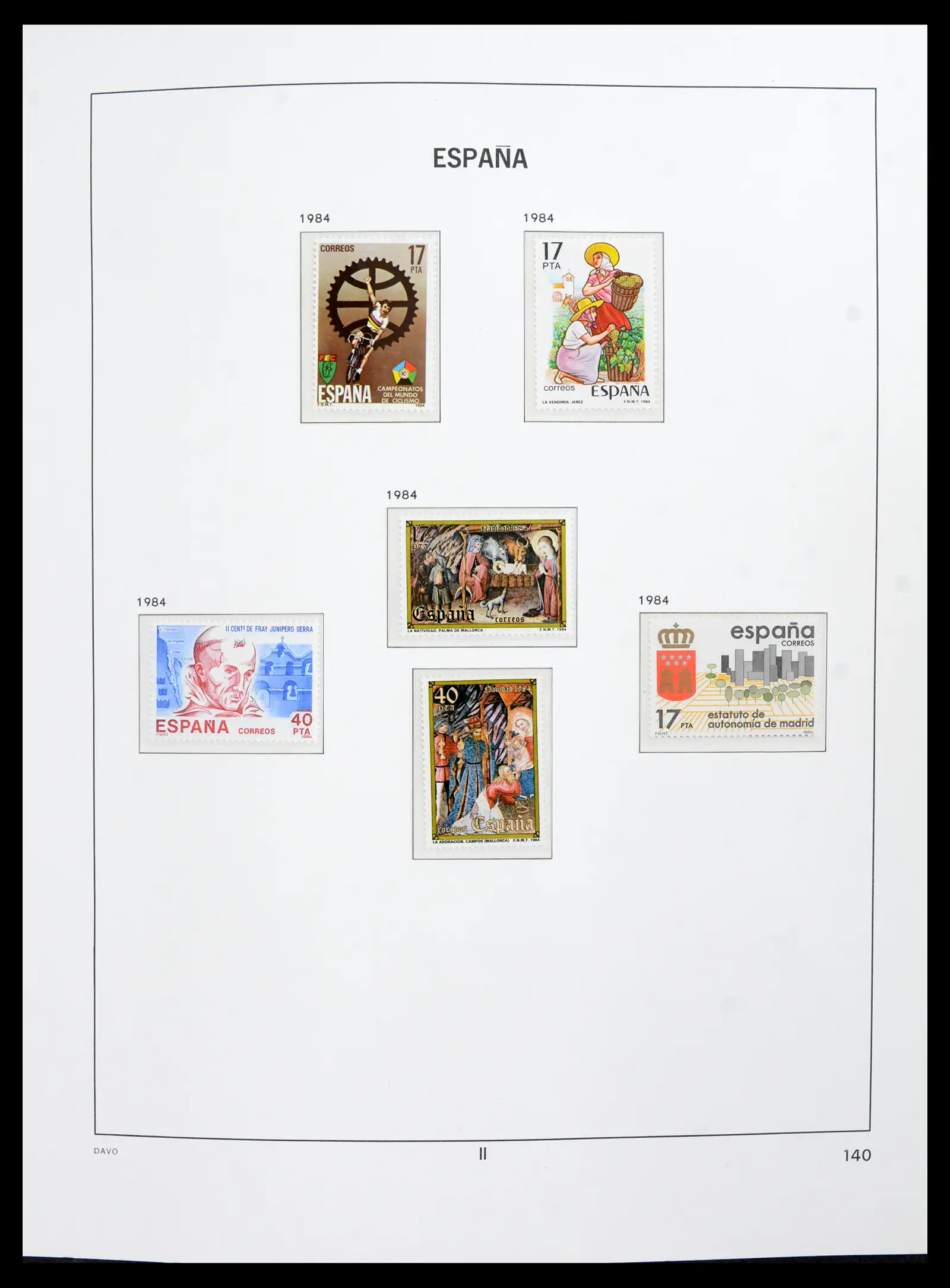 42021 0023 - Postzegelverzameling 42021 Spanje compleet 1981-2003.