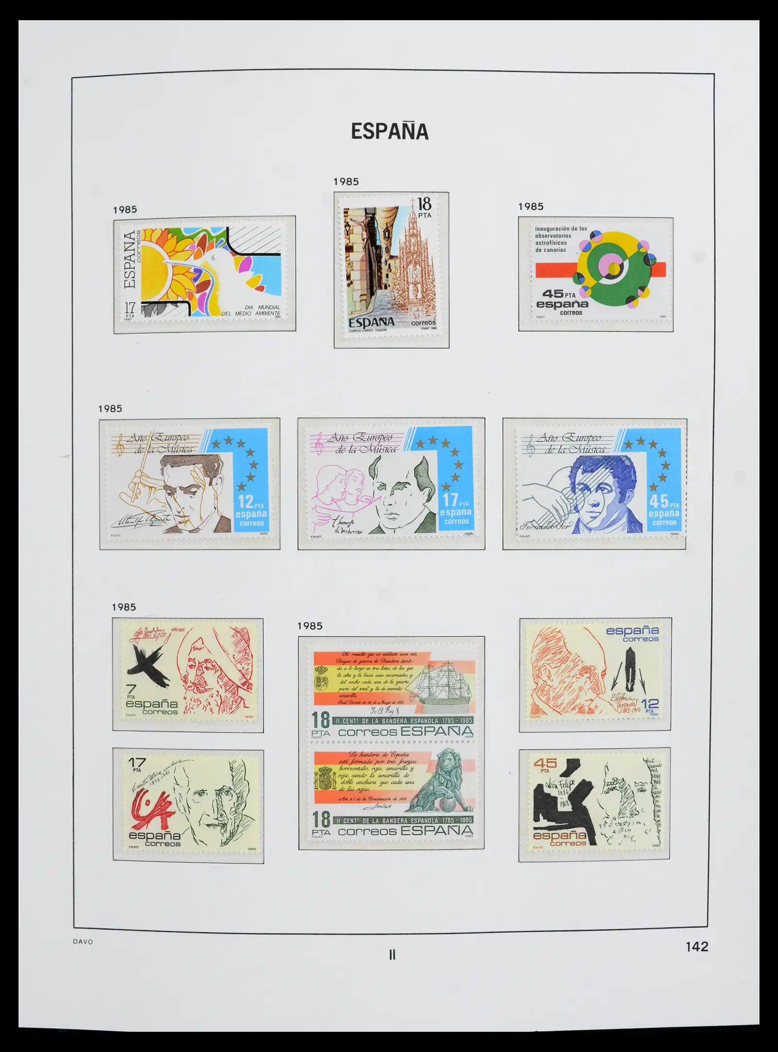 42021 0025 - Postzegelverzameling 42021 Spanje compleet 1981-2003.