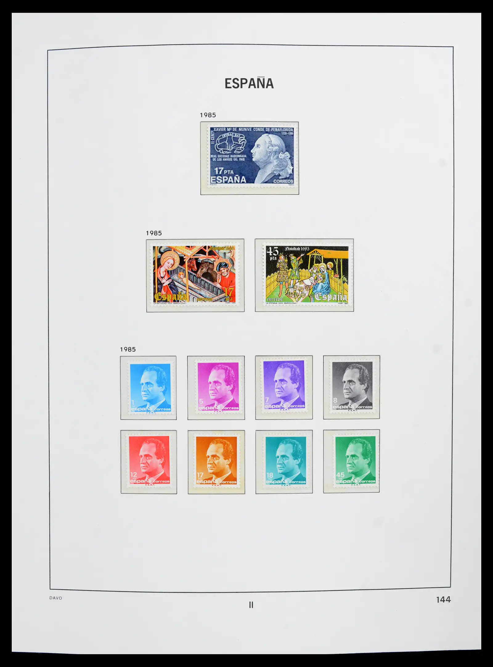 42021 0027 - Postzegelverzameling 42021 Spanje compleet 1981-2003.