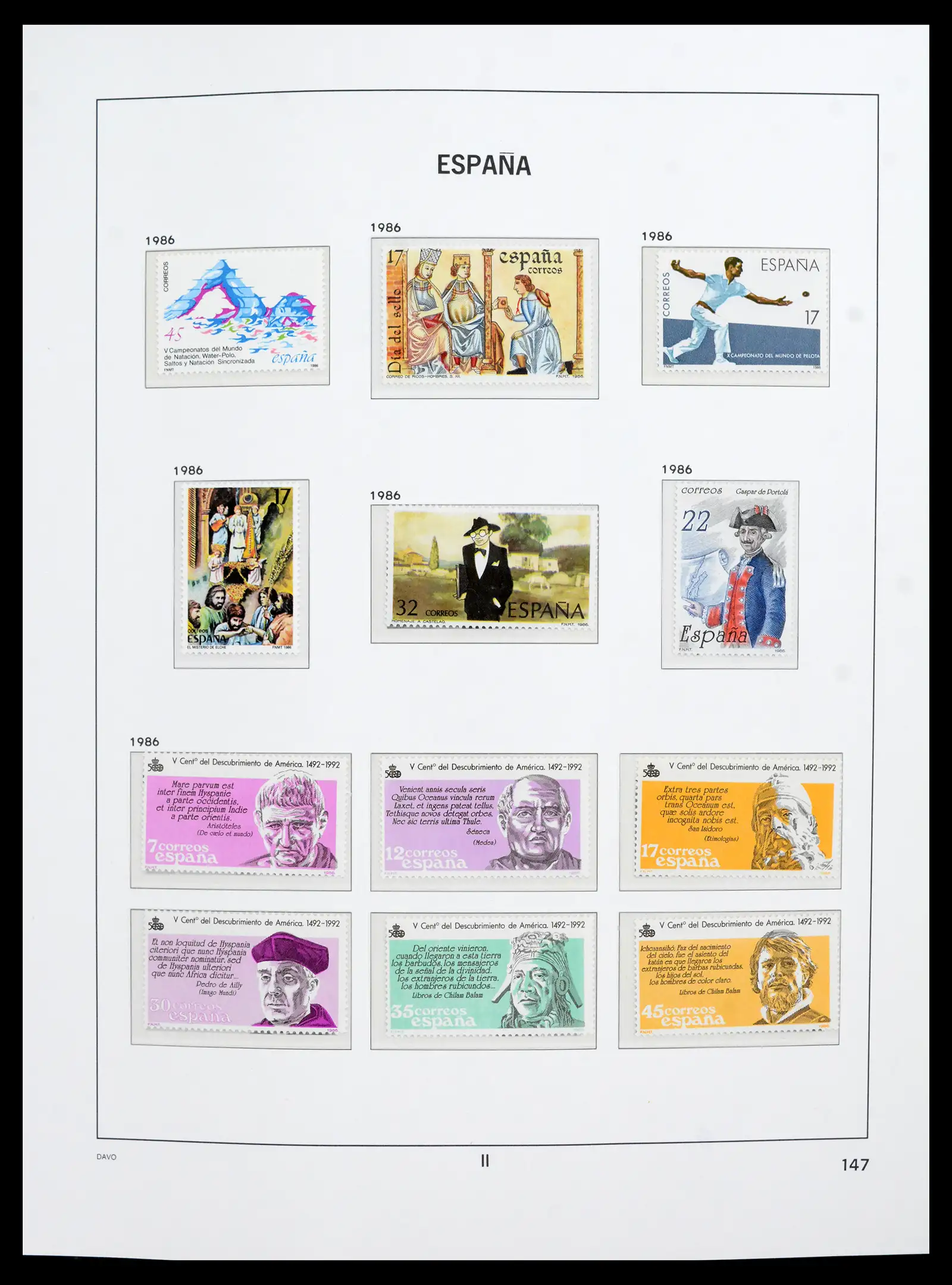 42021 0032 - Postzegelverzameling 42021 Spanje compleet 1981-2003.