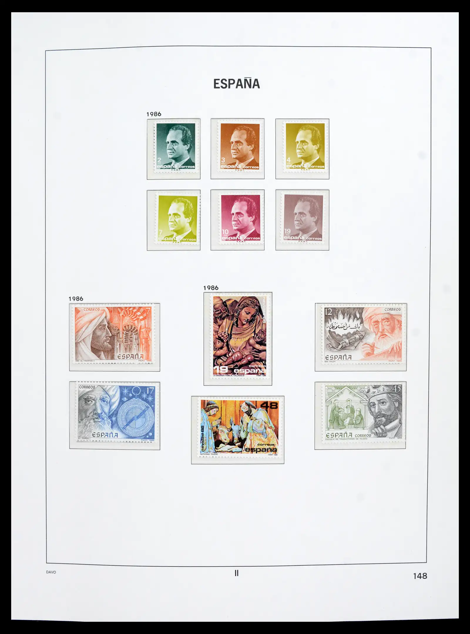 42021 0033 - Postzegelverzameling 42021 Spanje compleet 1981-2003.