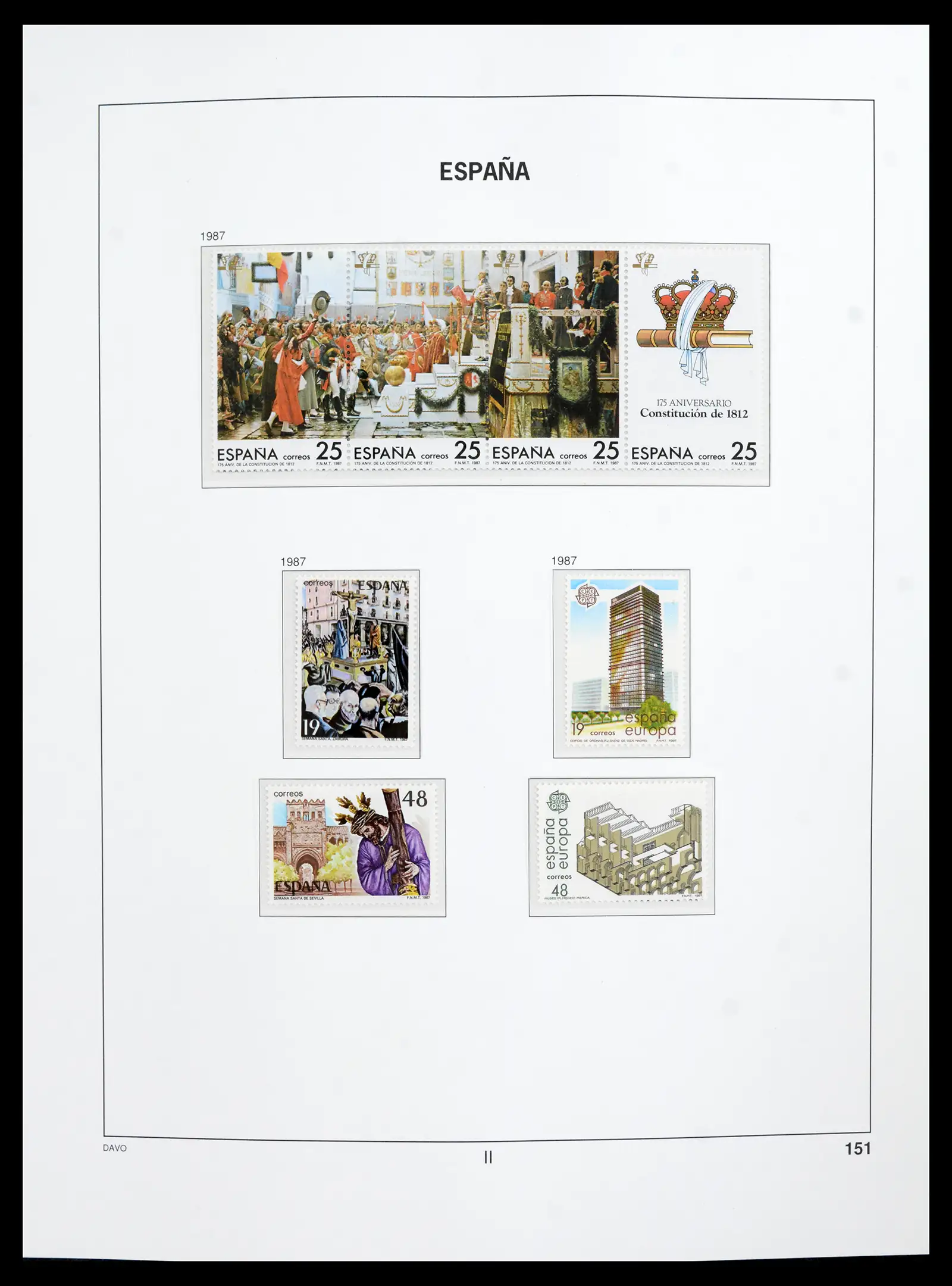 42021 0038 - Postzegelverzameling 42021 Spanje compleet 1981-2003.