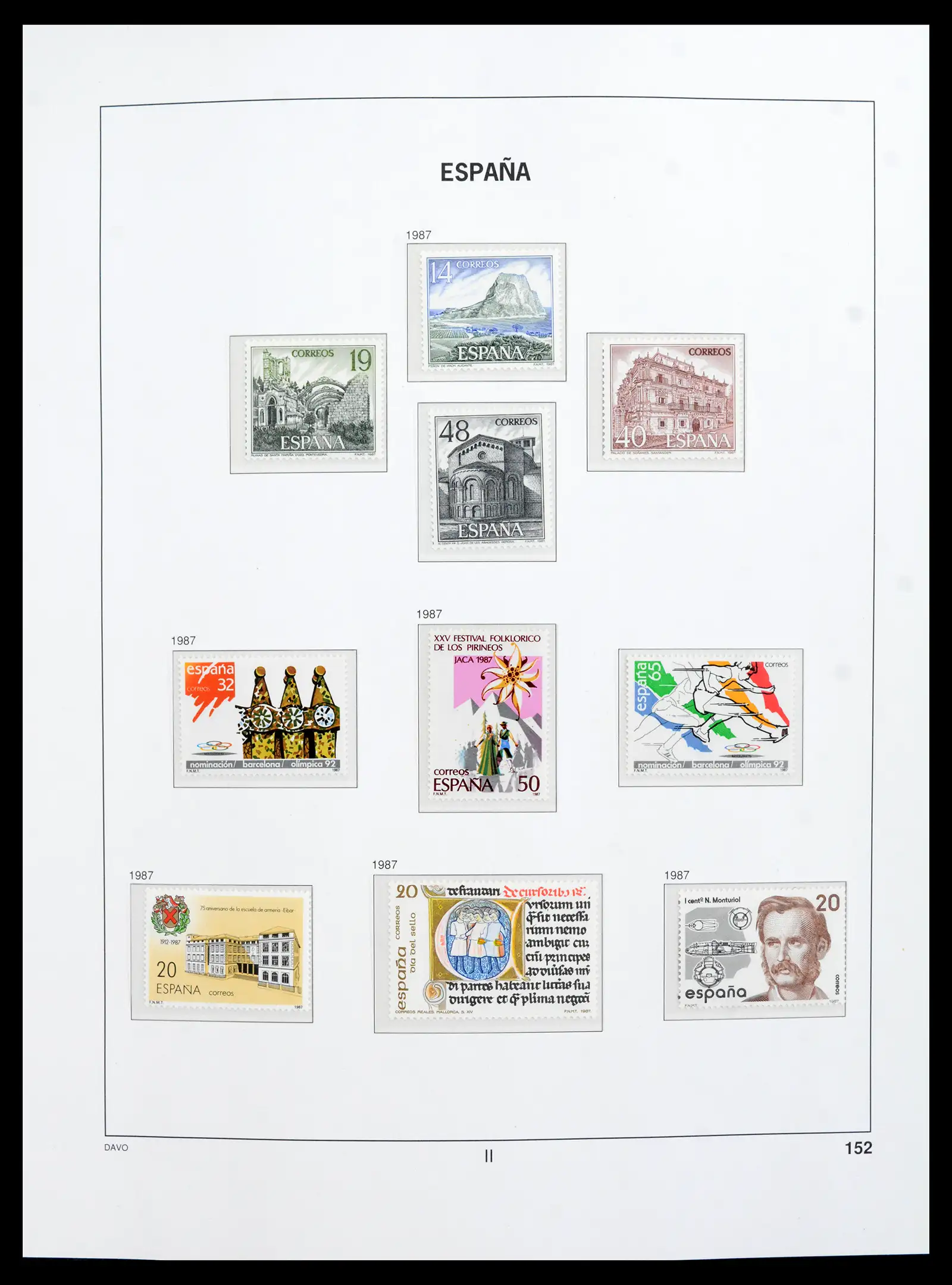 42021 0039 - Postzegelverzameling 42021 Spanje compleet 1981-2003.