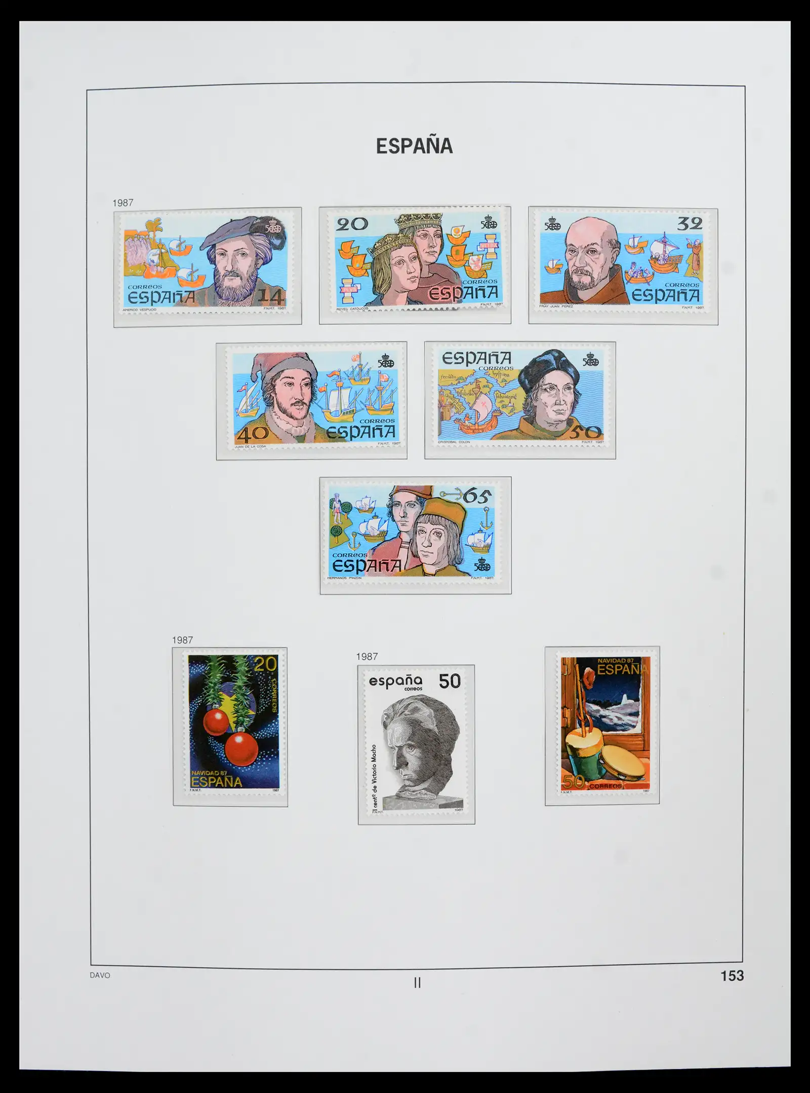 42021 0040 - Postzegelverzameling 42021 Spanje compleet 1981-2003.