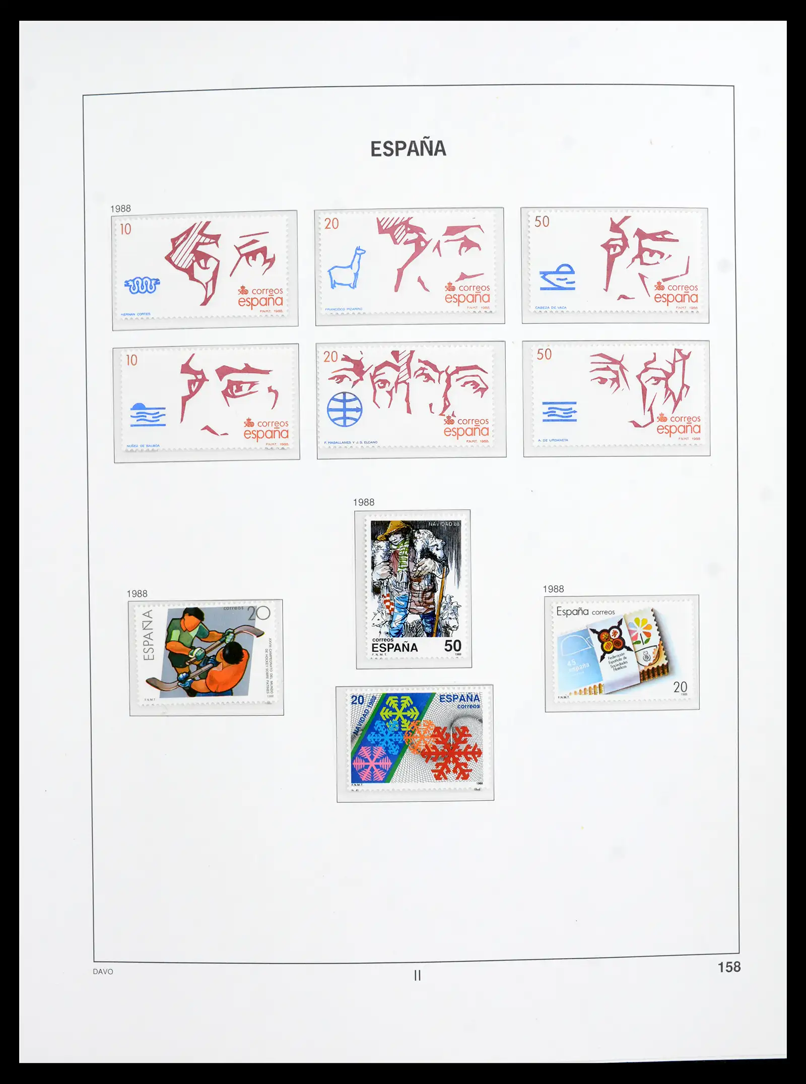 42021 0047 - Postzegelverzameling 42021 Spanje compleet 1981-2003.