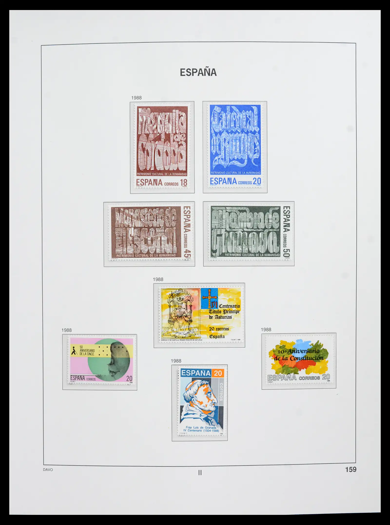 42021 0048 - Postzegelverzameling 42021 Spanje compleet 1981-2003.