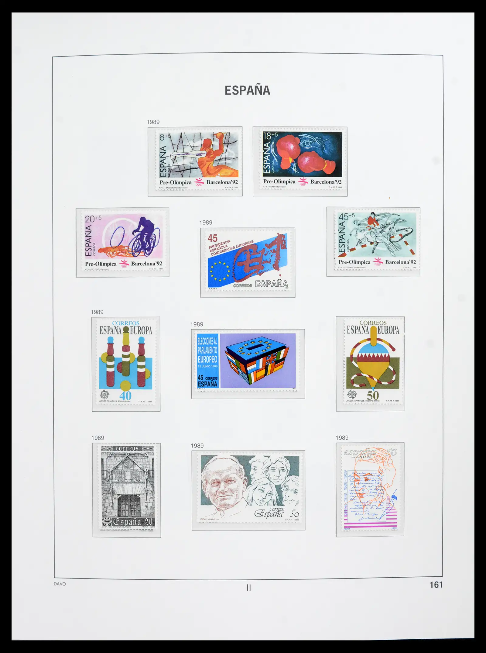 42021 0052 - Postzegelverzameling 42021 Spanje compleet 1981-2003.
