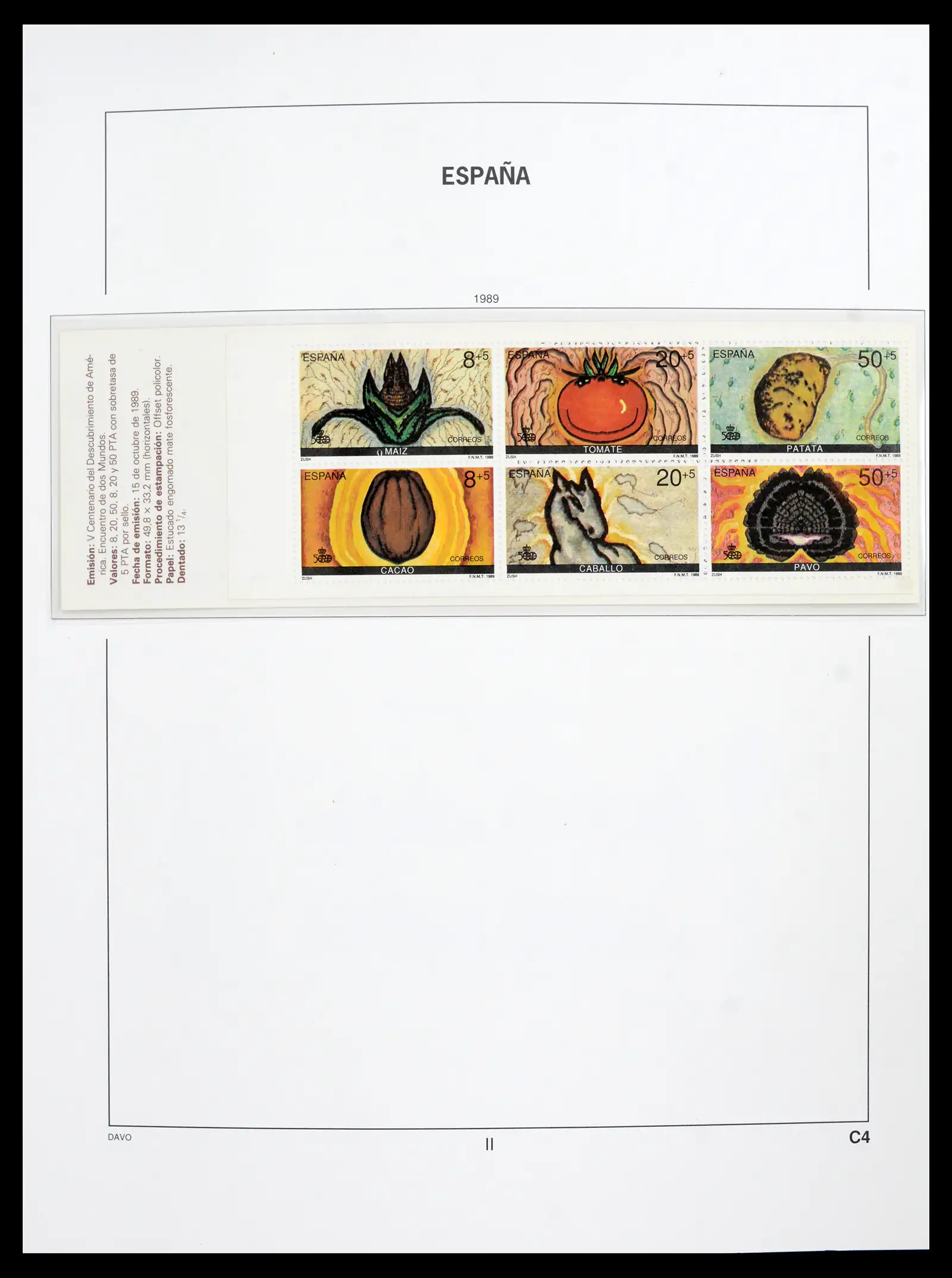 42021 0055 - Postzegelverzameling 42021 Spanje compleet 1981-2003.