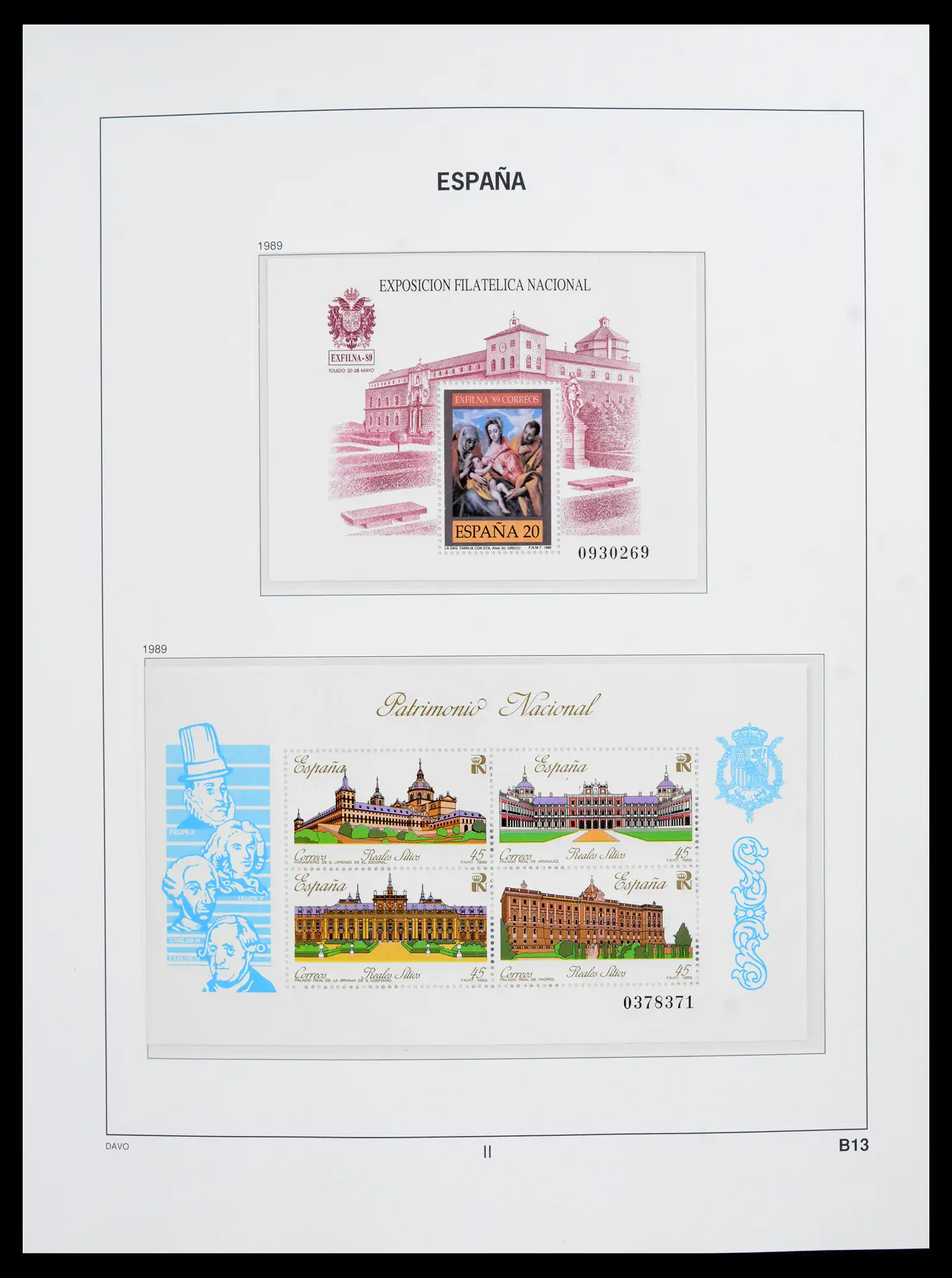 42021 0056 - Postzegelverzameling 42021 Spanje compleet 1981-2003.