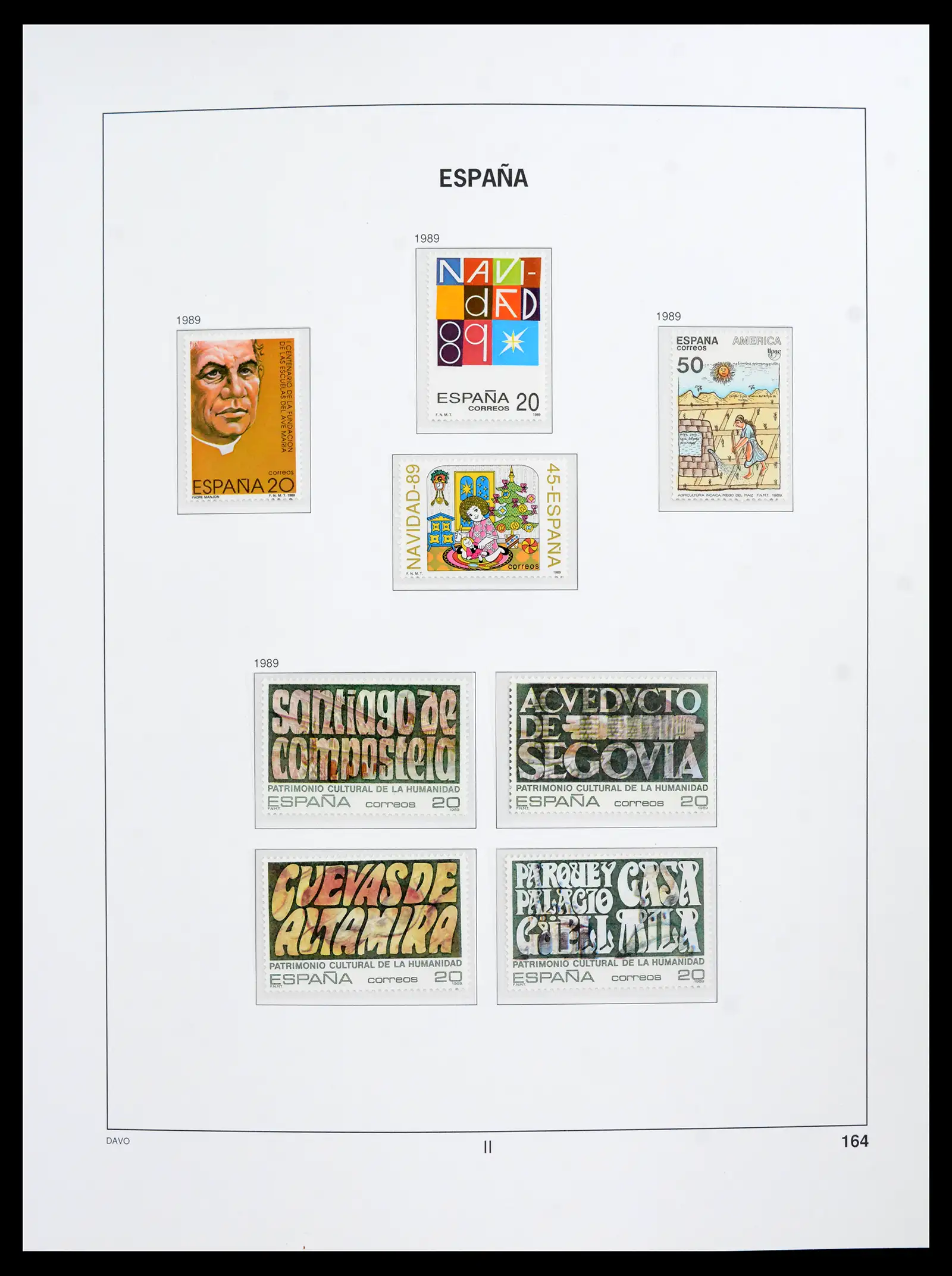 42021 0057 - Postzegelverzameling 42021 Spanje compleet 1981-2003.