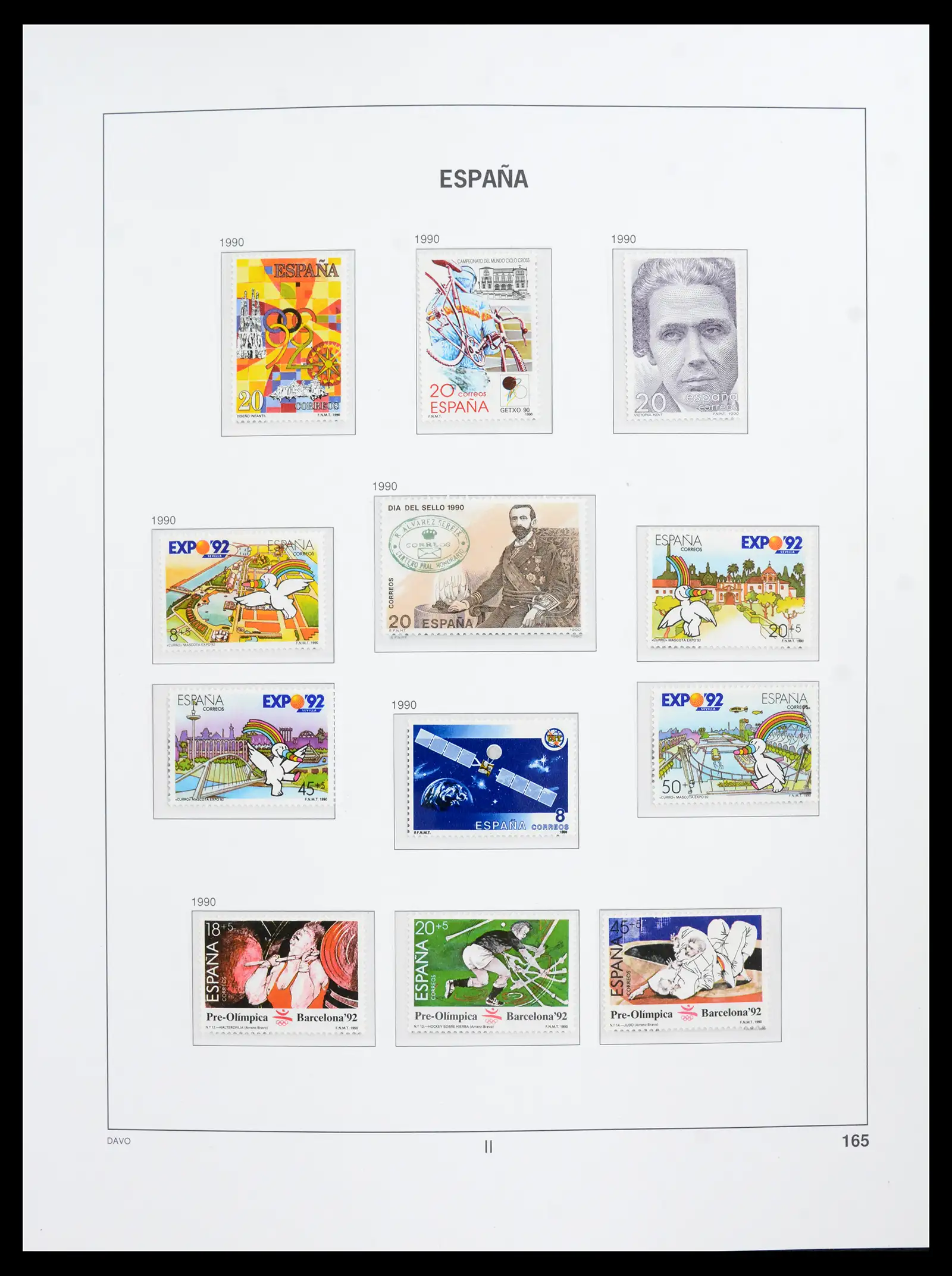 42021 0058 - Postzegelverzameling 42021 Spanje compleet 1981-2003.